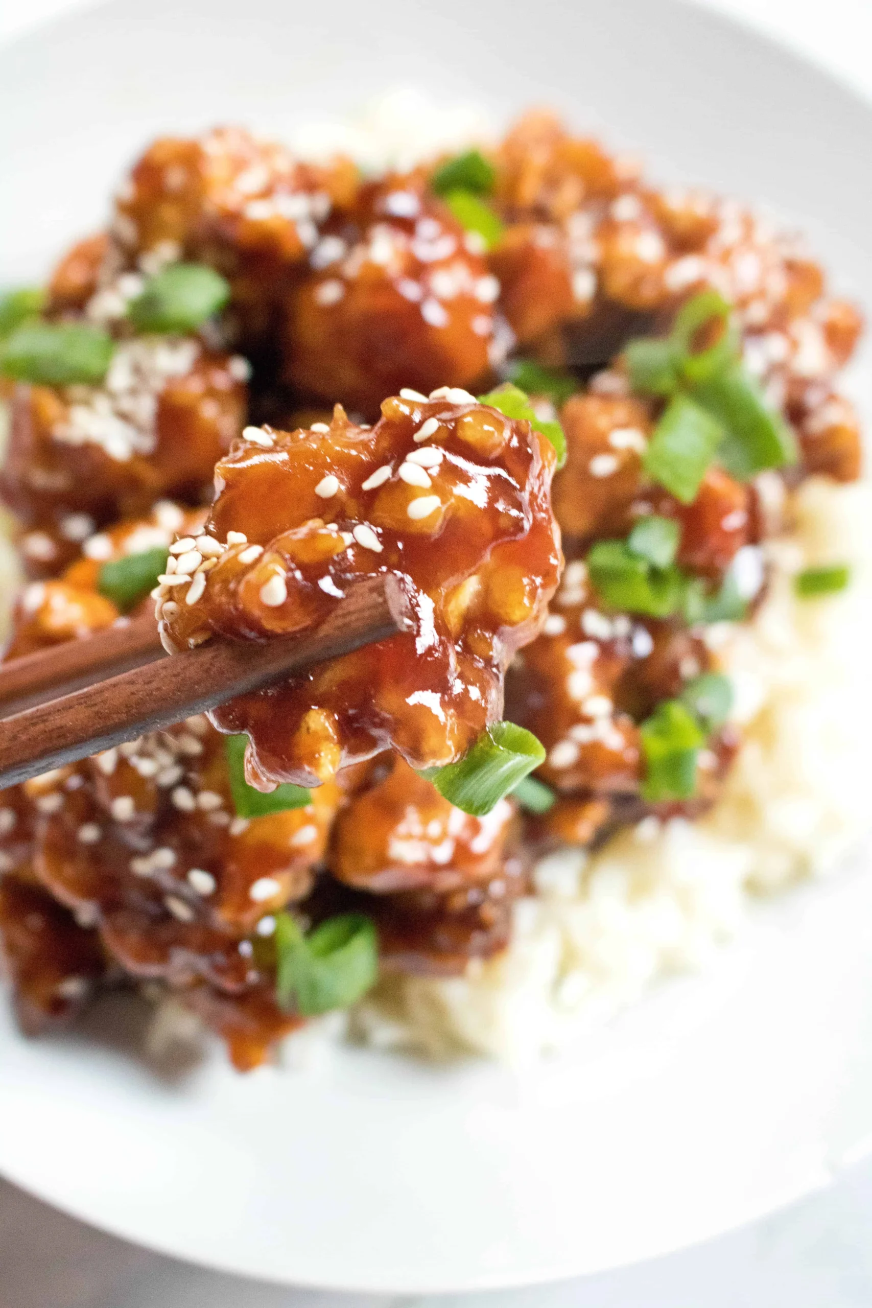 Sesame Chicken with Spicy Raspberry Sauce