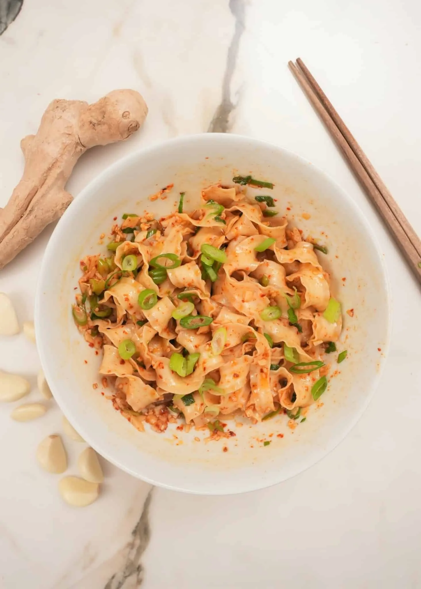 Sesame Garlic Oil Noodles