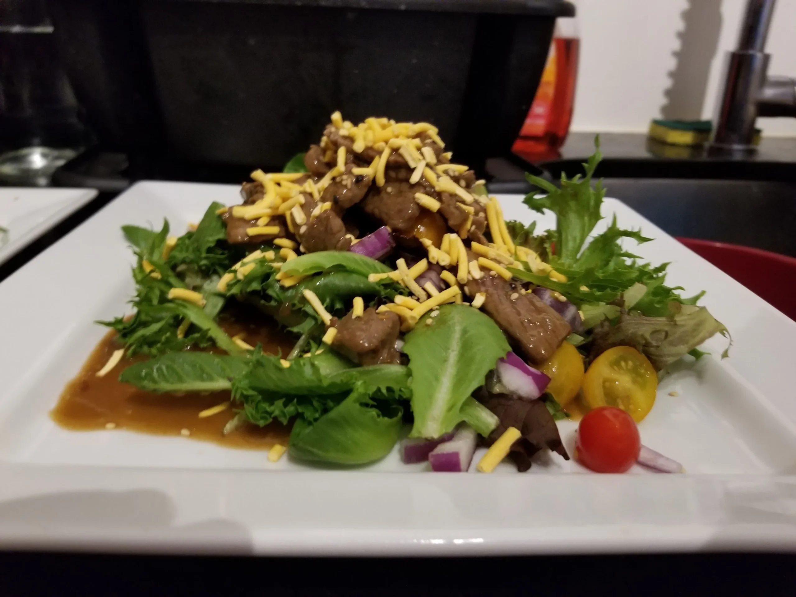 Sesame Ginger Beef Salad