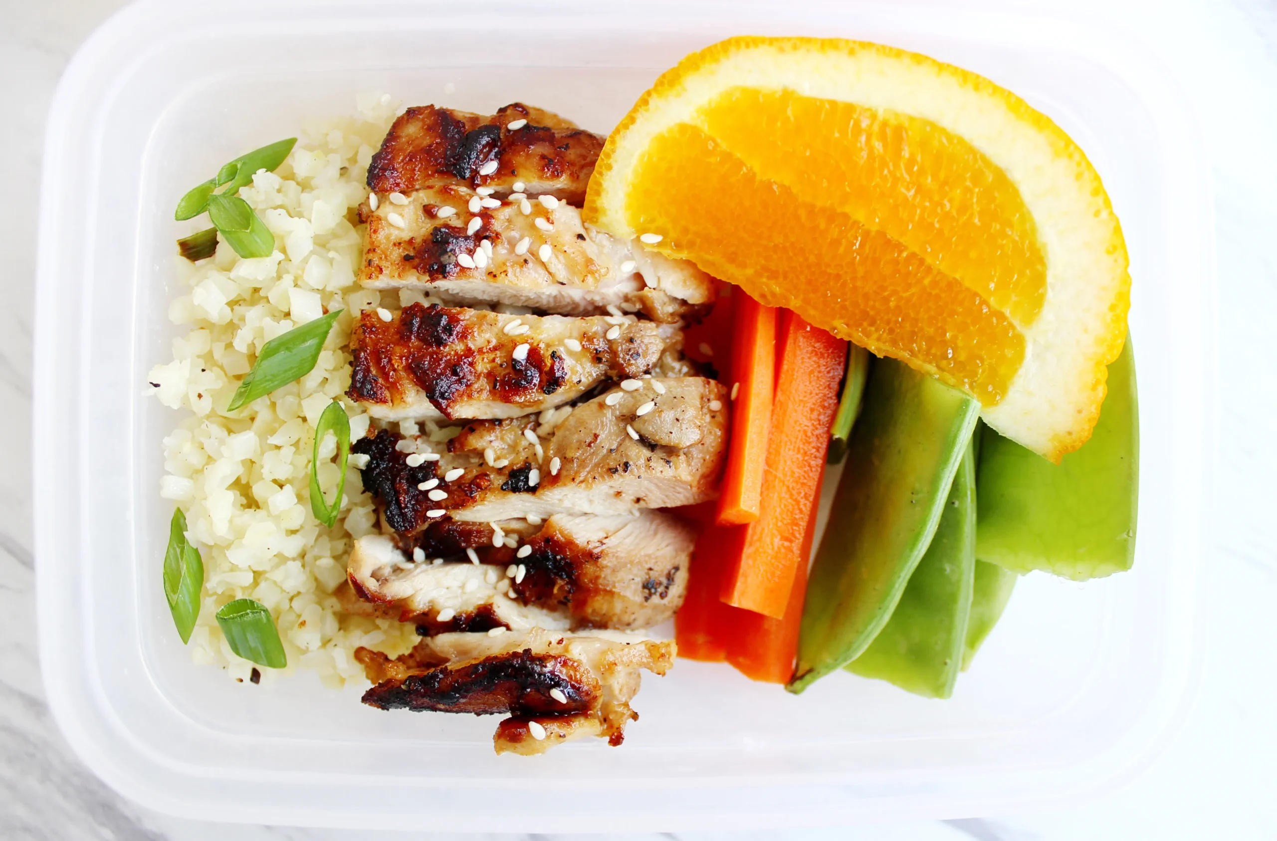 Sesame Ginger Chicken Meal Prep Bowls