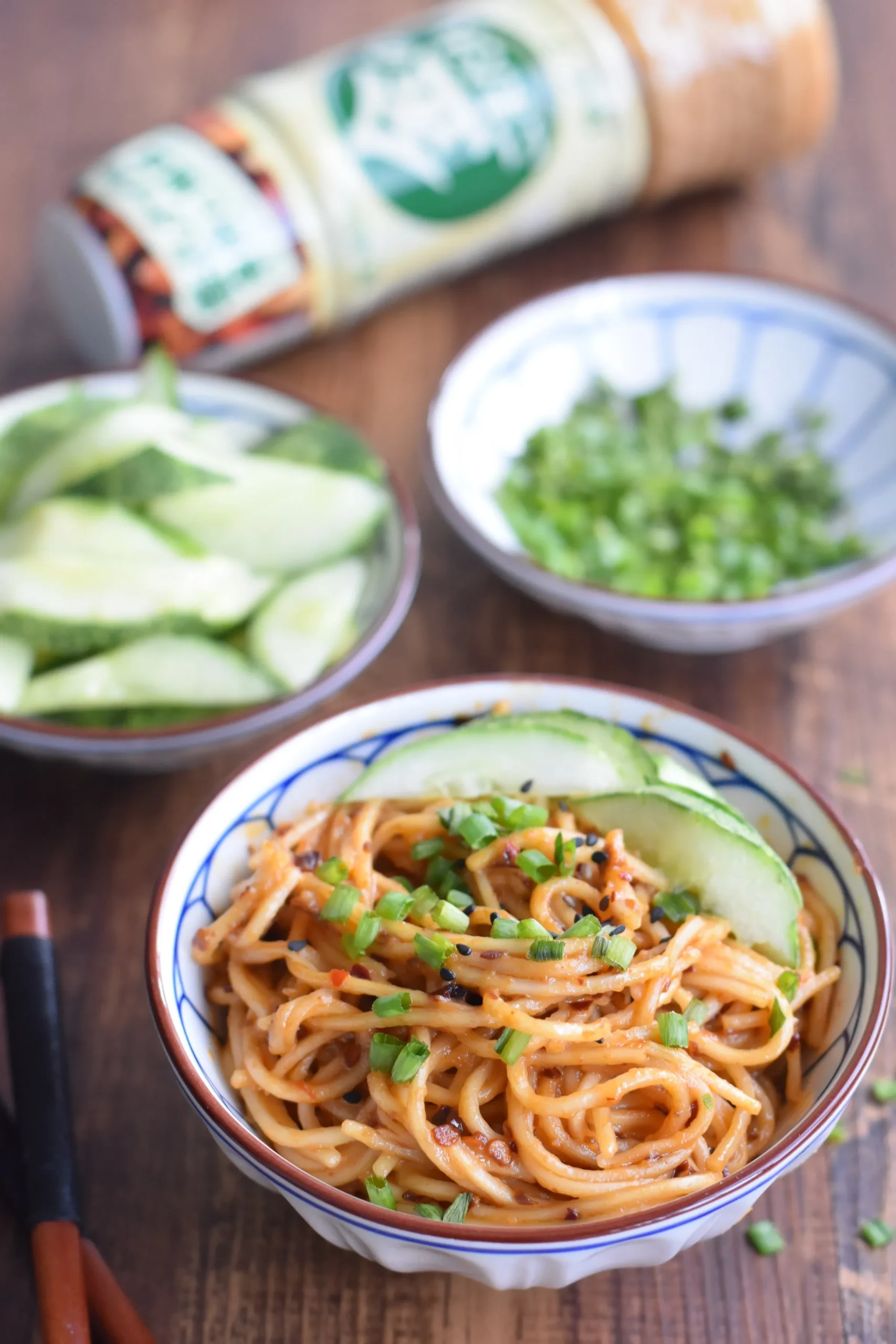 Sesame Noodles using Mizkan Sesame Sauce with Roasted Nuts