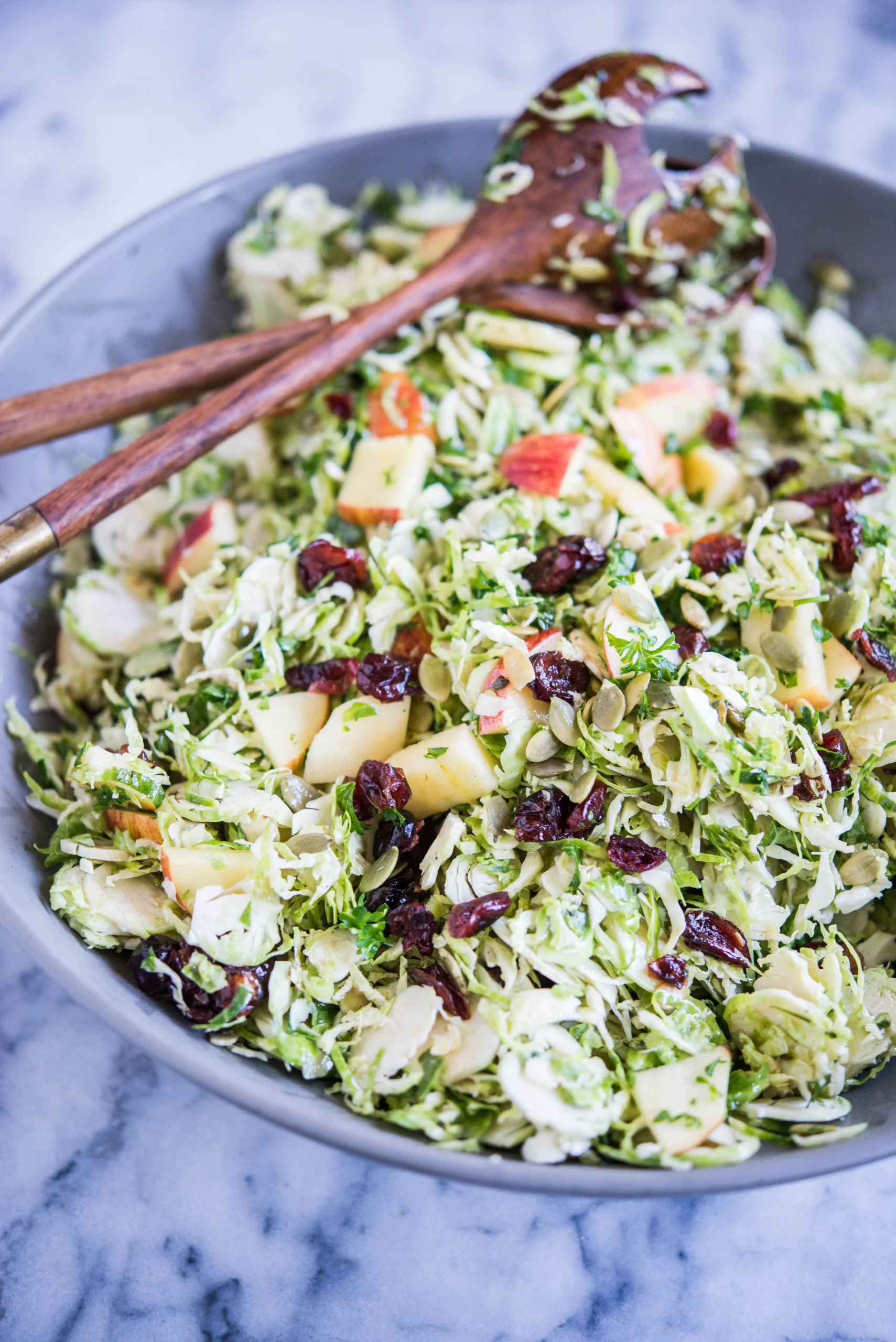Shaved Brussels Sprout Salad