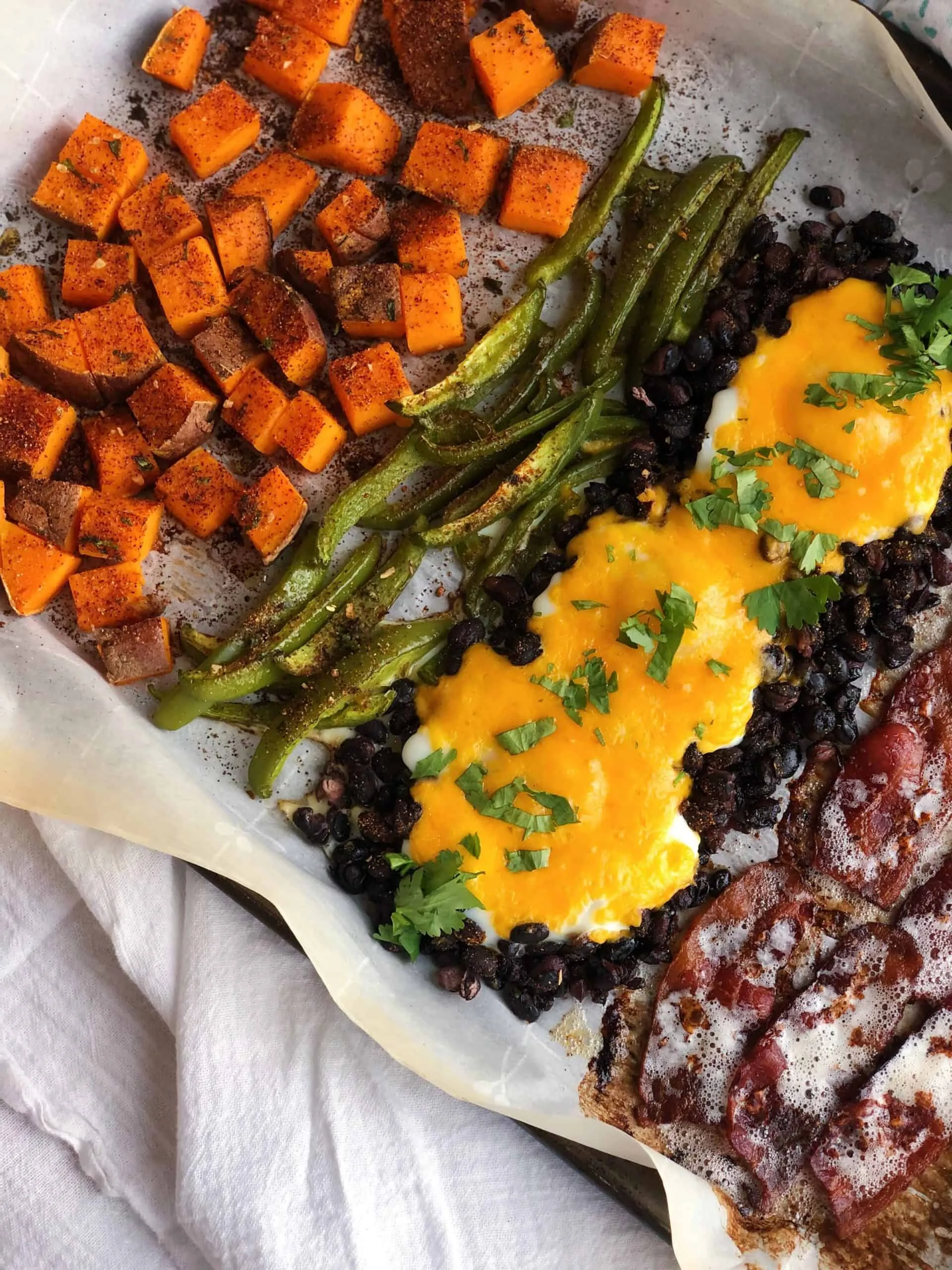 Sheet Pan Breakfast Burritos