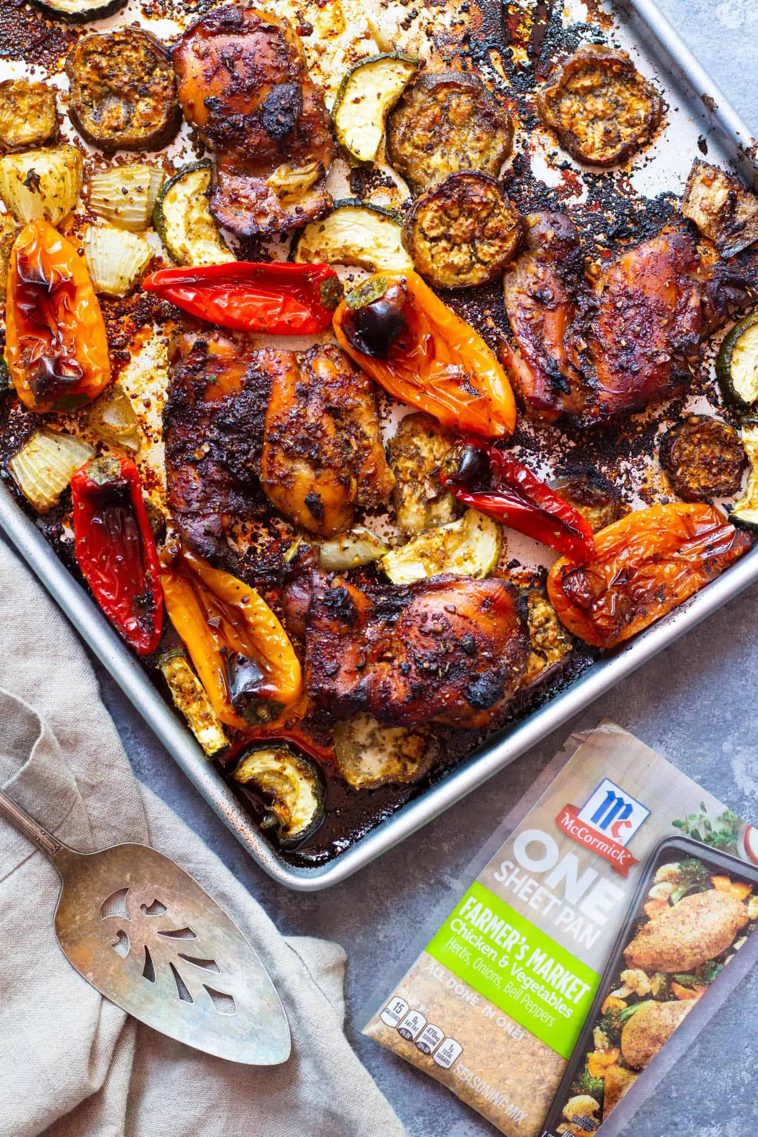 Sheet Pan Honey Balsamic Chicken Tenders and Vegetables