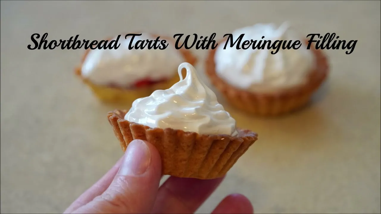 Shortbread Tarts with Meringue Filling