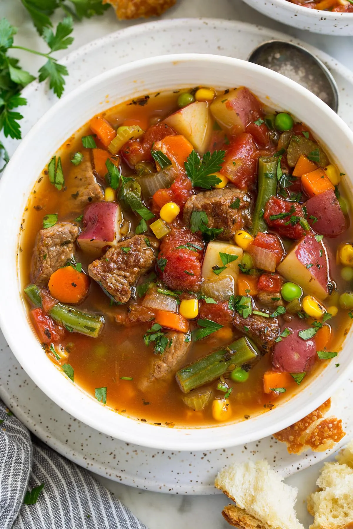 Shortcut Beef Vegetable Soup
