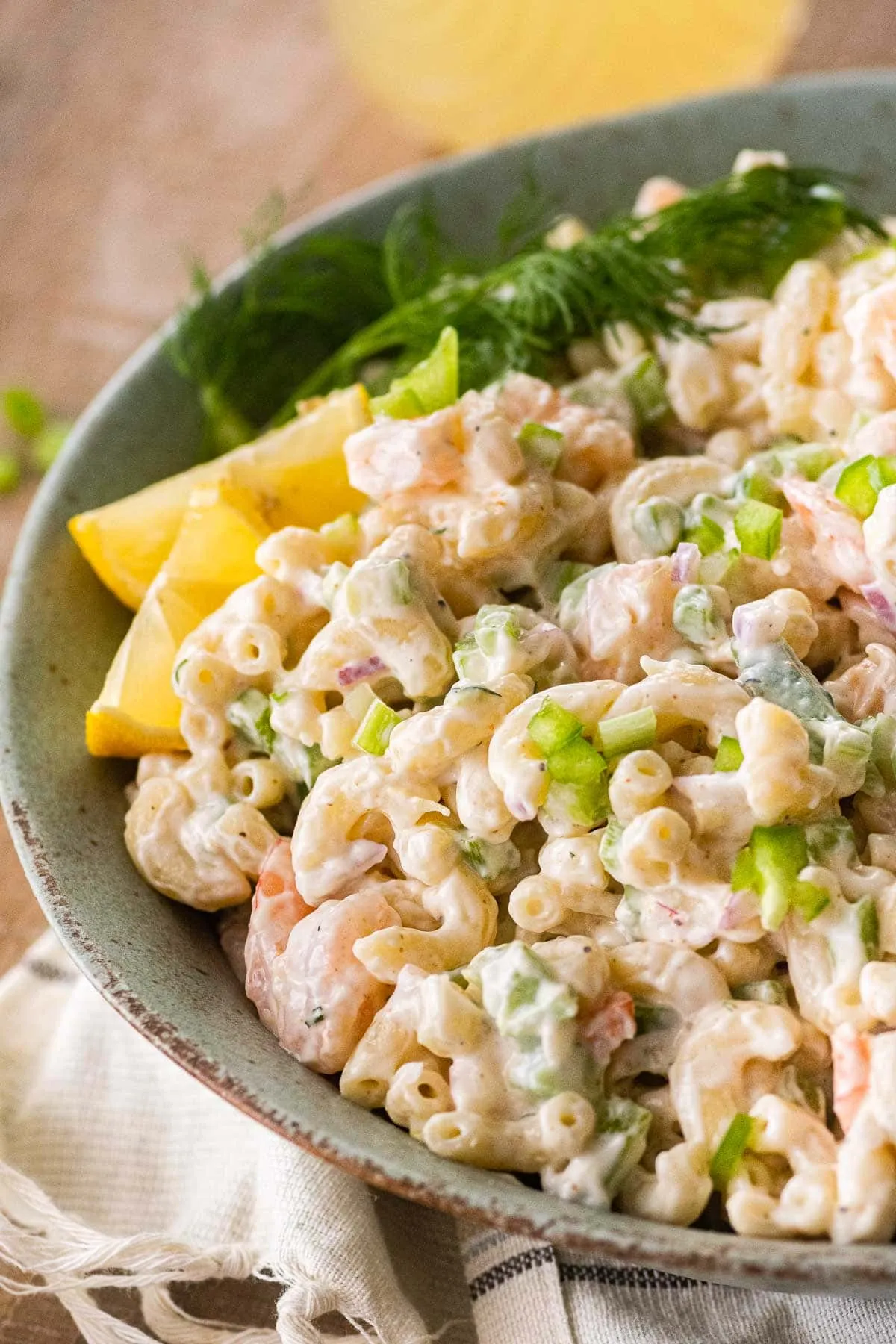 Shrimp Pasta Salad Tangy and Creamy