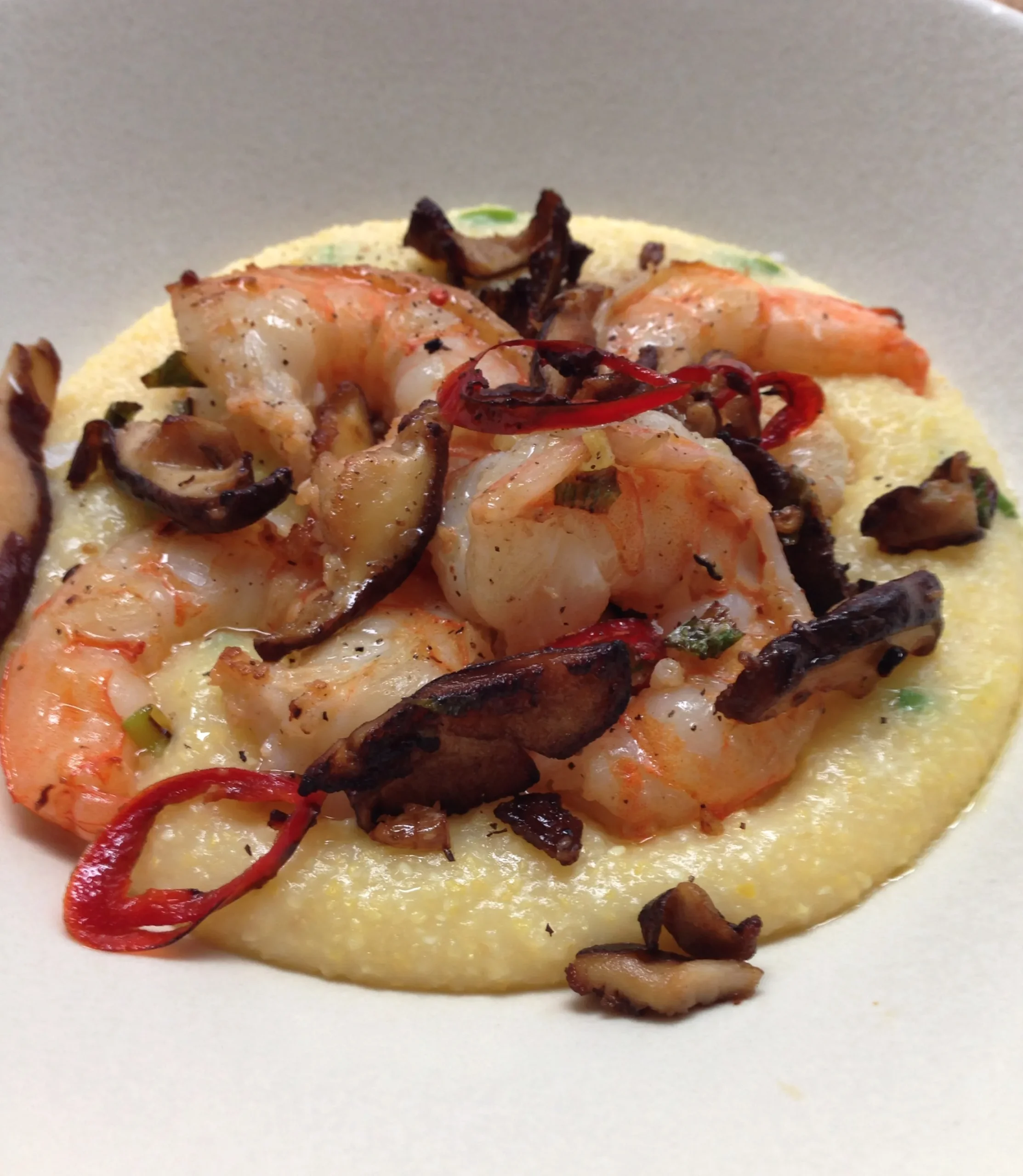 Shrimp and Mushroom Polonaise