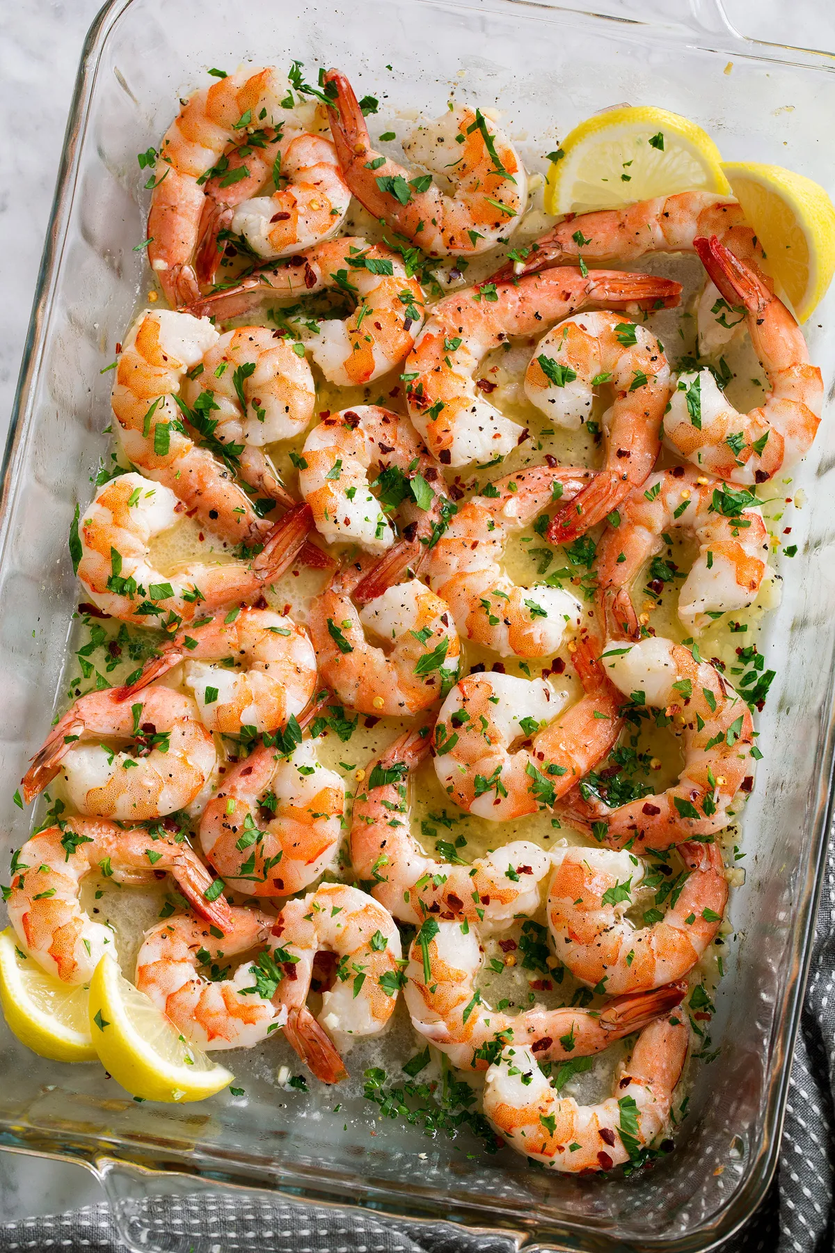 Shrimp in Lemon Garlic Sauce