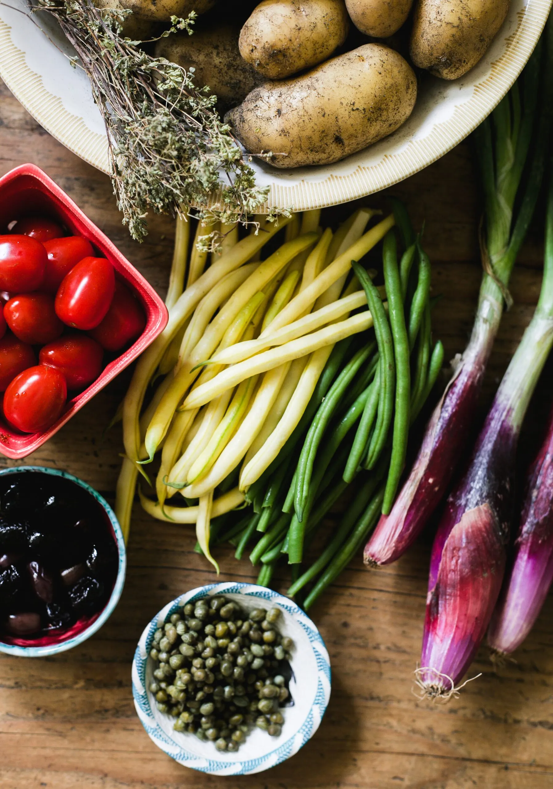 Sicilian Potato Salad with Green Beans