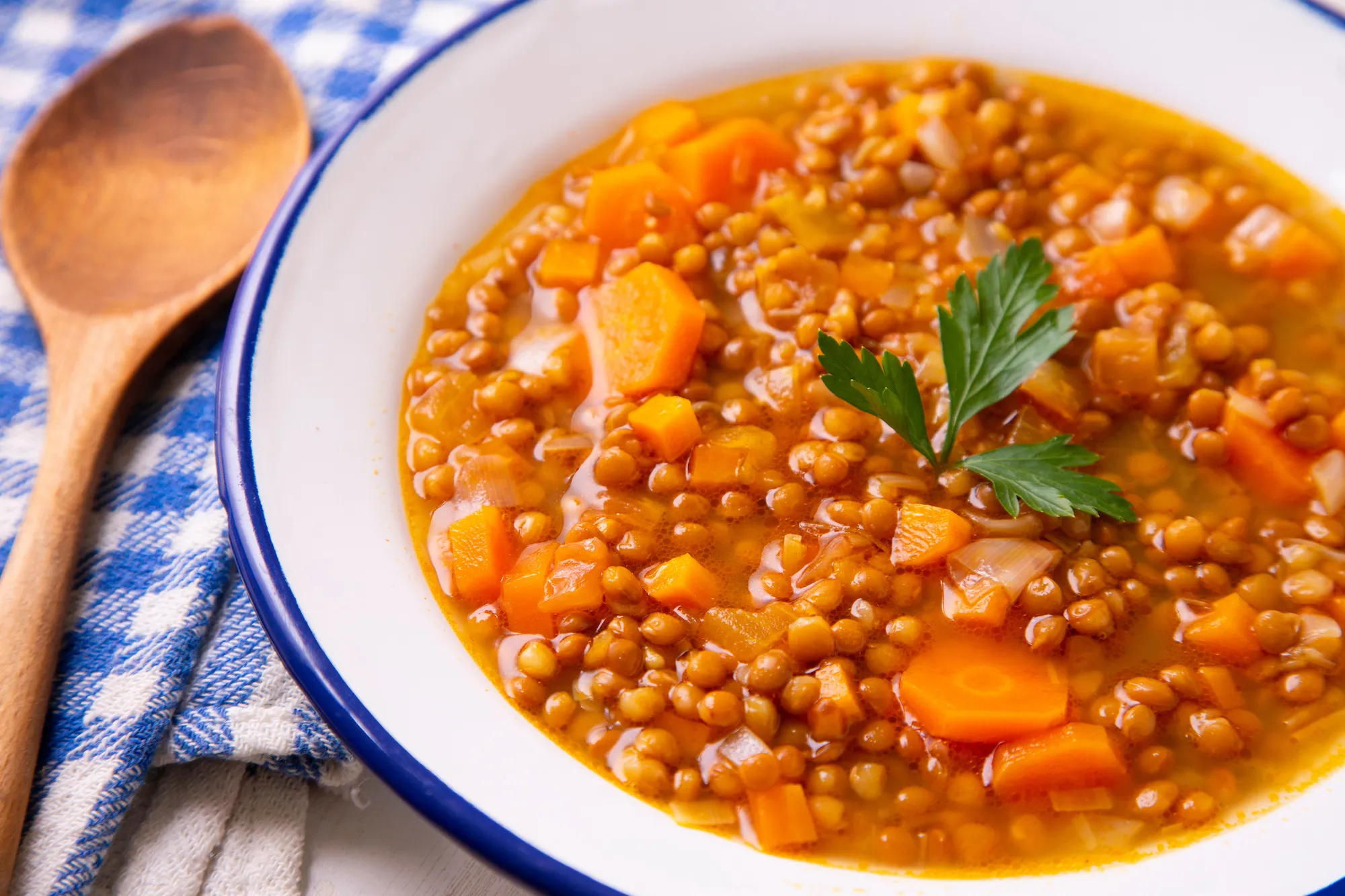 Silky Lentil Soup with Variations