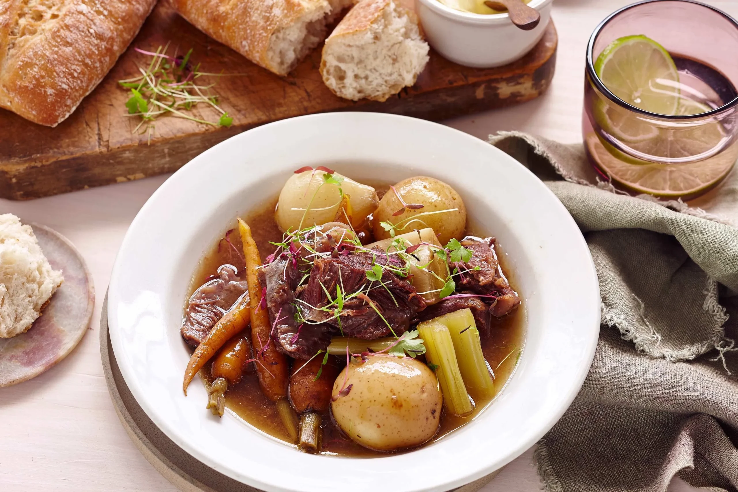Simple Hearty French Provencal Pot au Feu