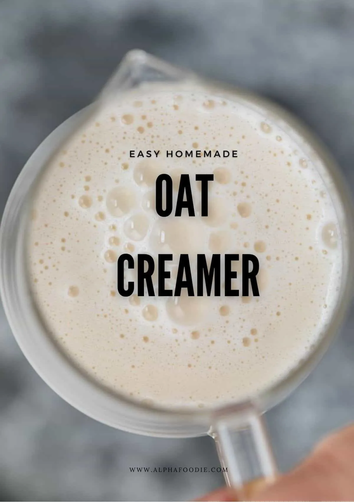 Simple Oat Milk Creamer Oat Cream