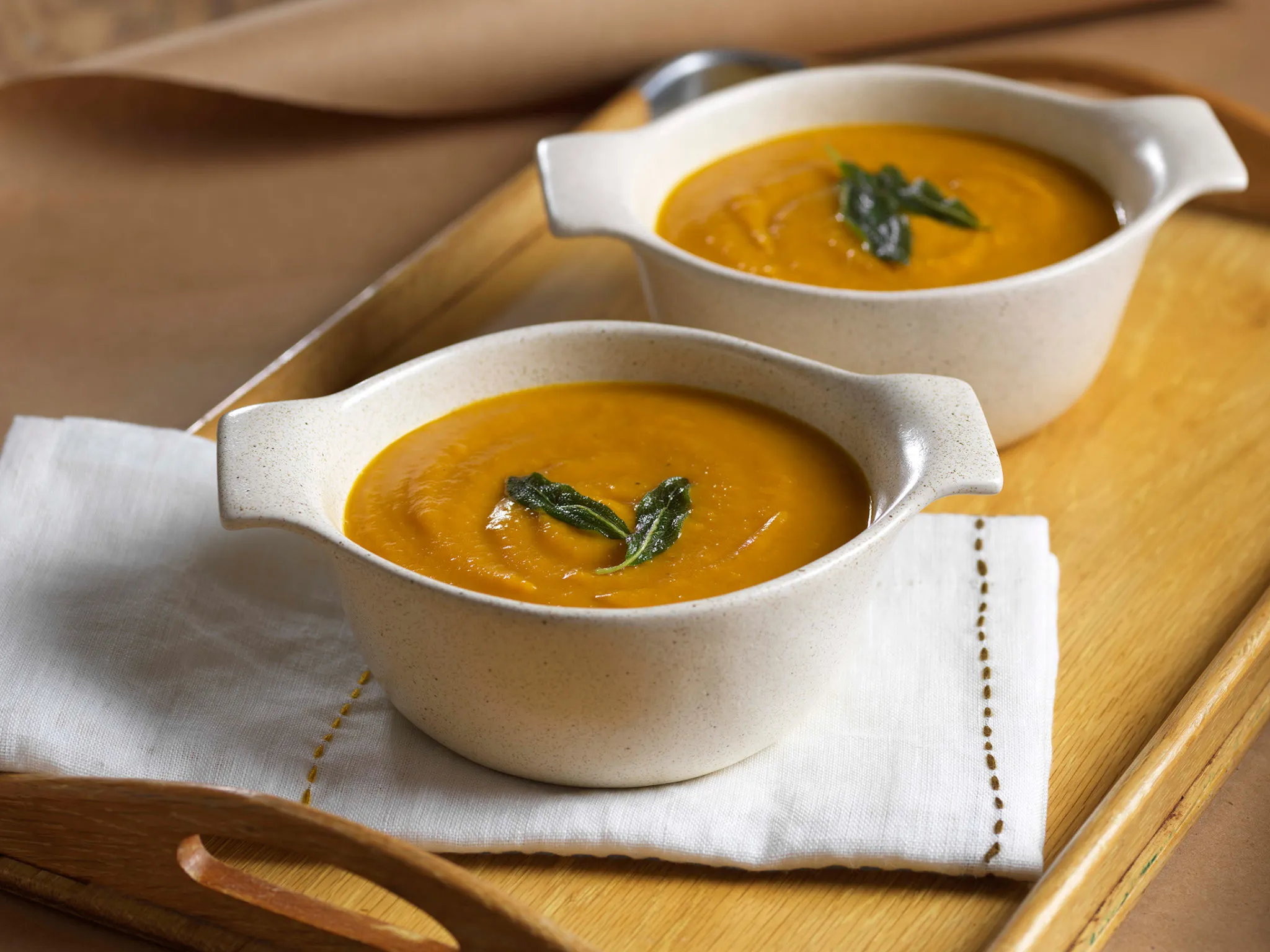Simple Savory Butternut Squash Soup