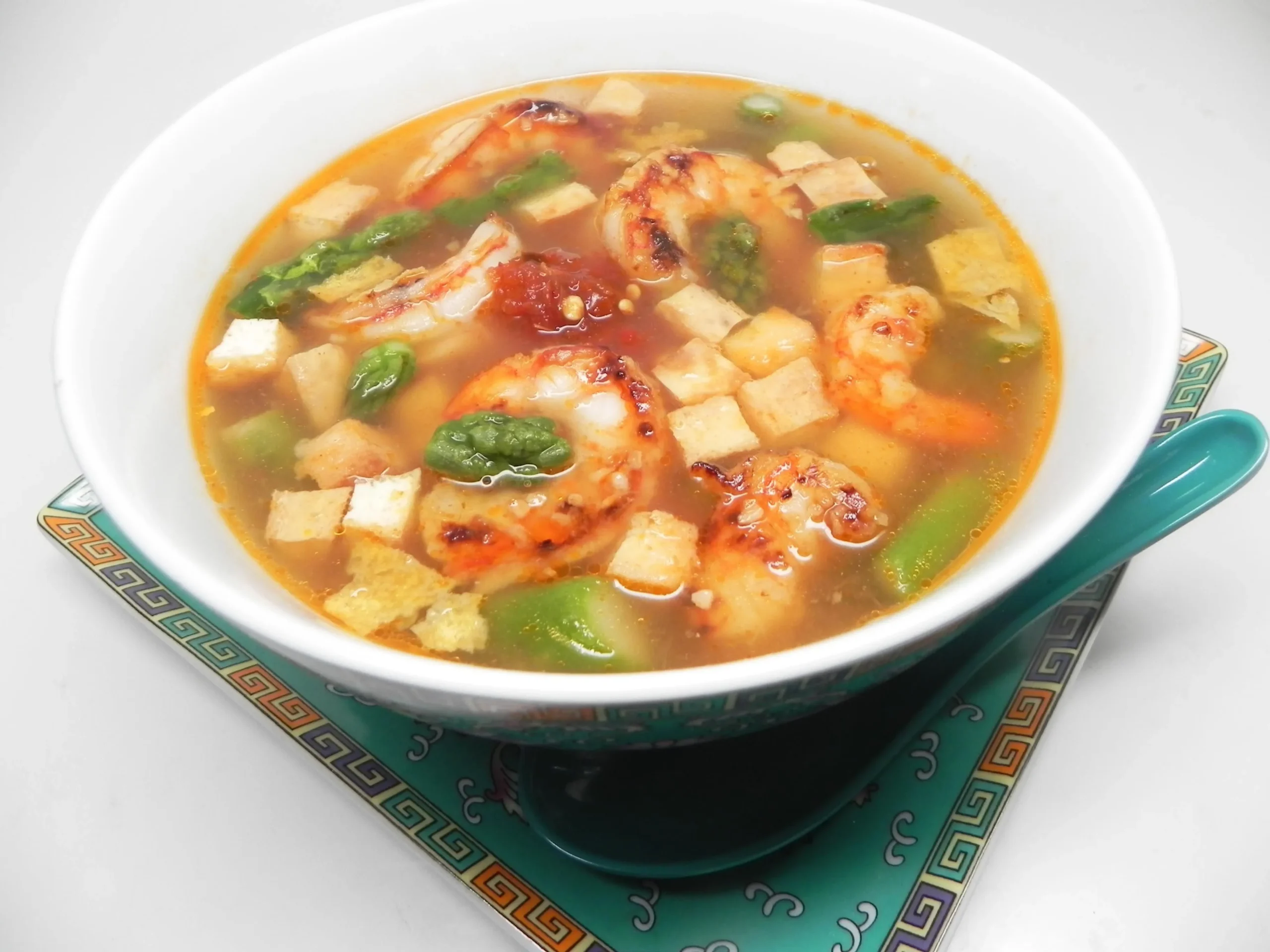 Simple Tofu Seafood Soup