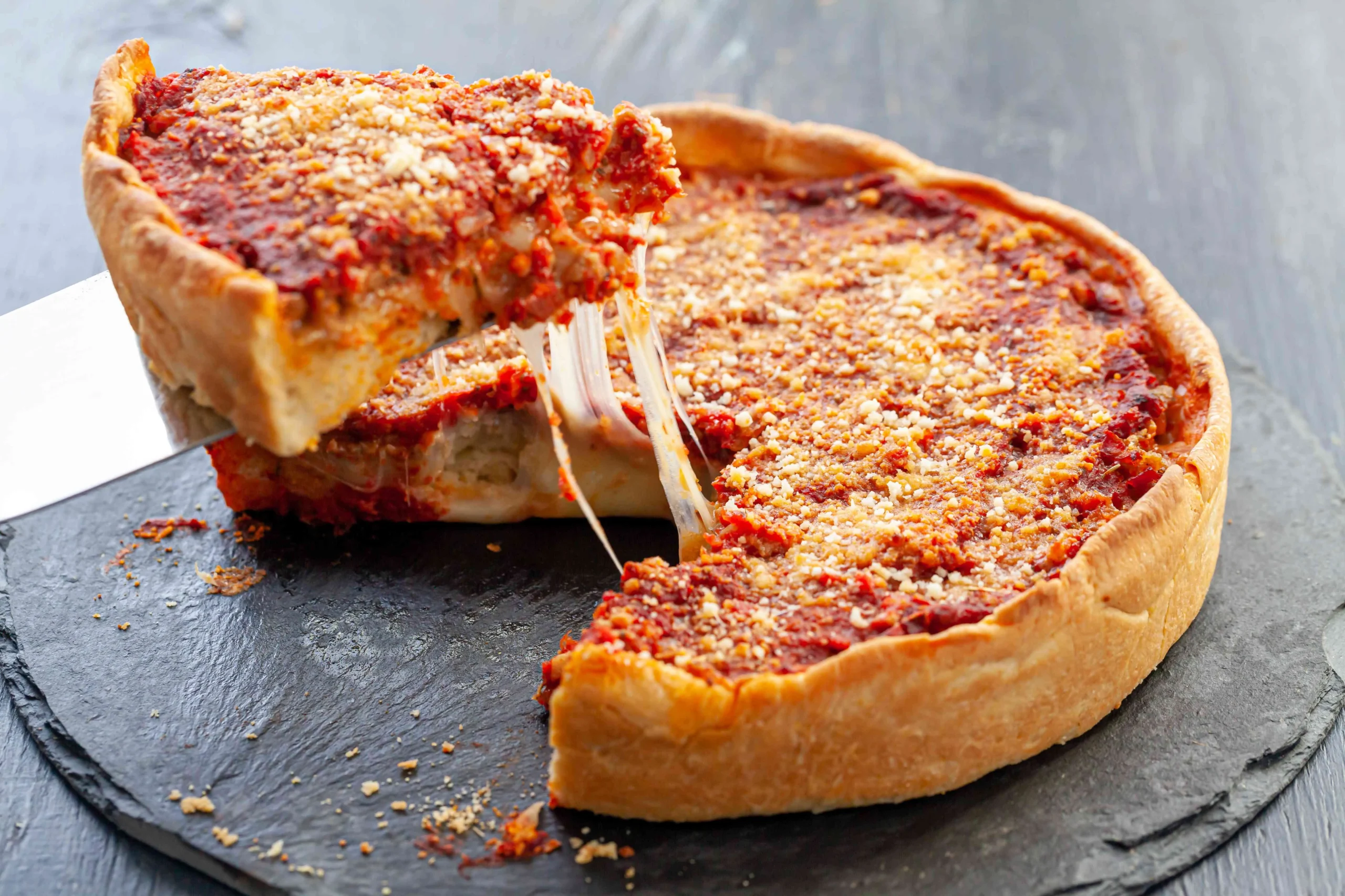 Single Serve Deep Dish Pizza