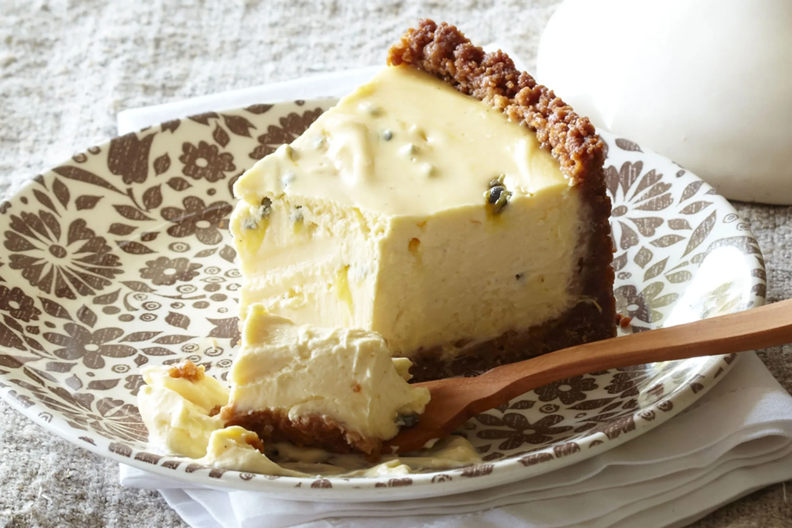 Sinless Sour Cream Cheesecake