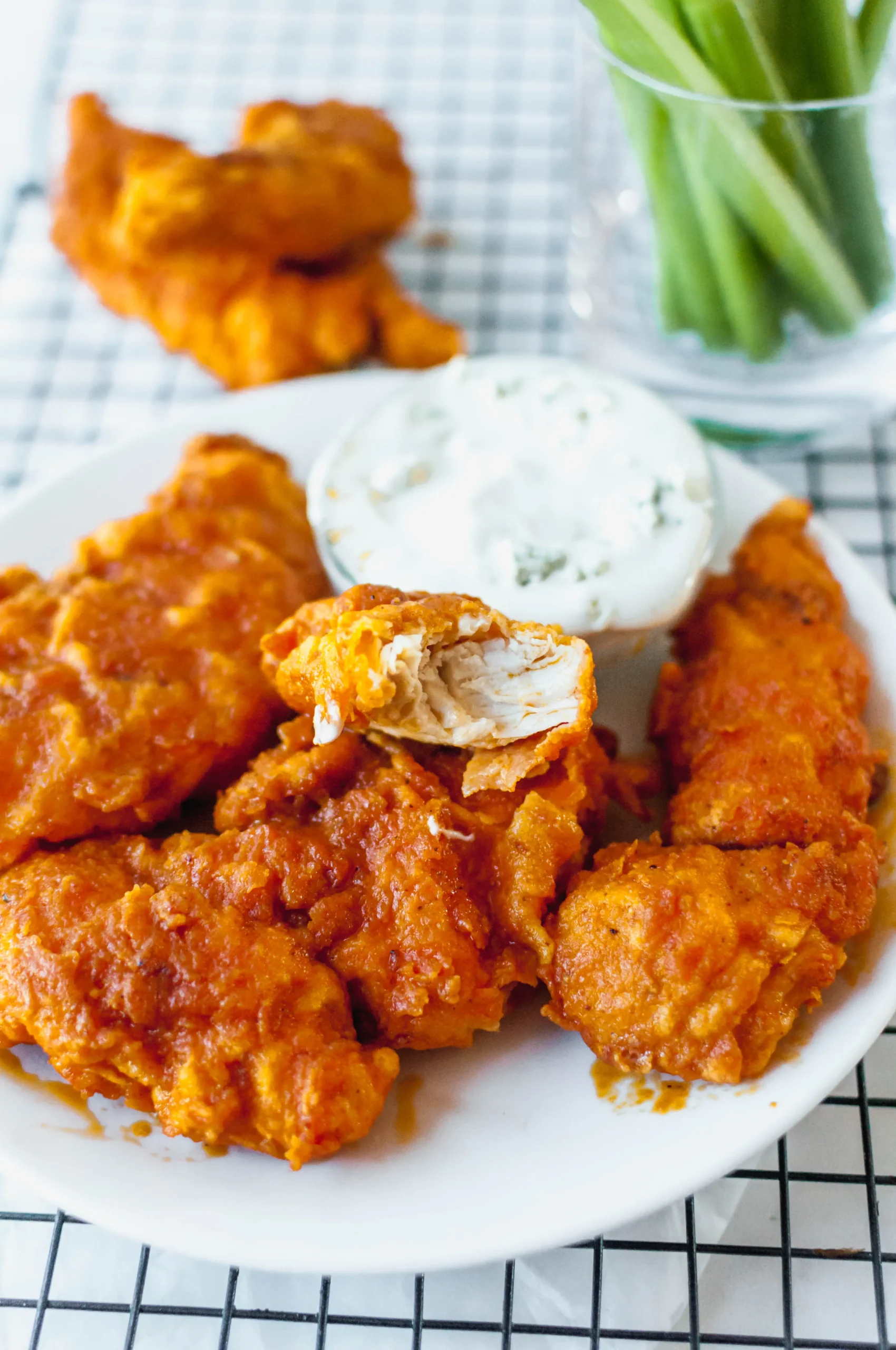 Skillet Buffalo Chicken Tenders