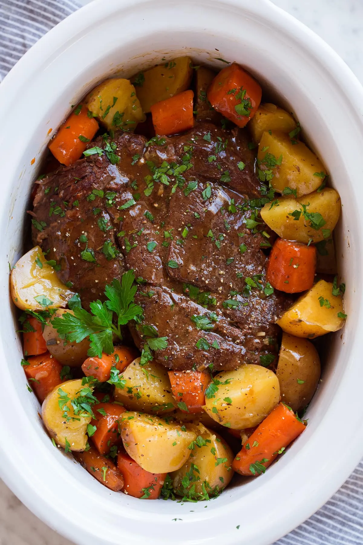 Slow Cook Pot Roast Beef Stew