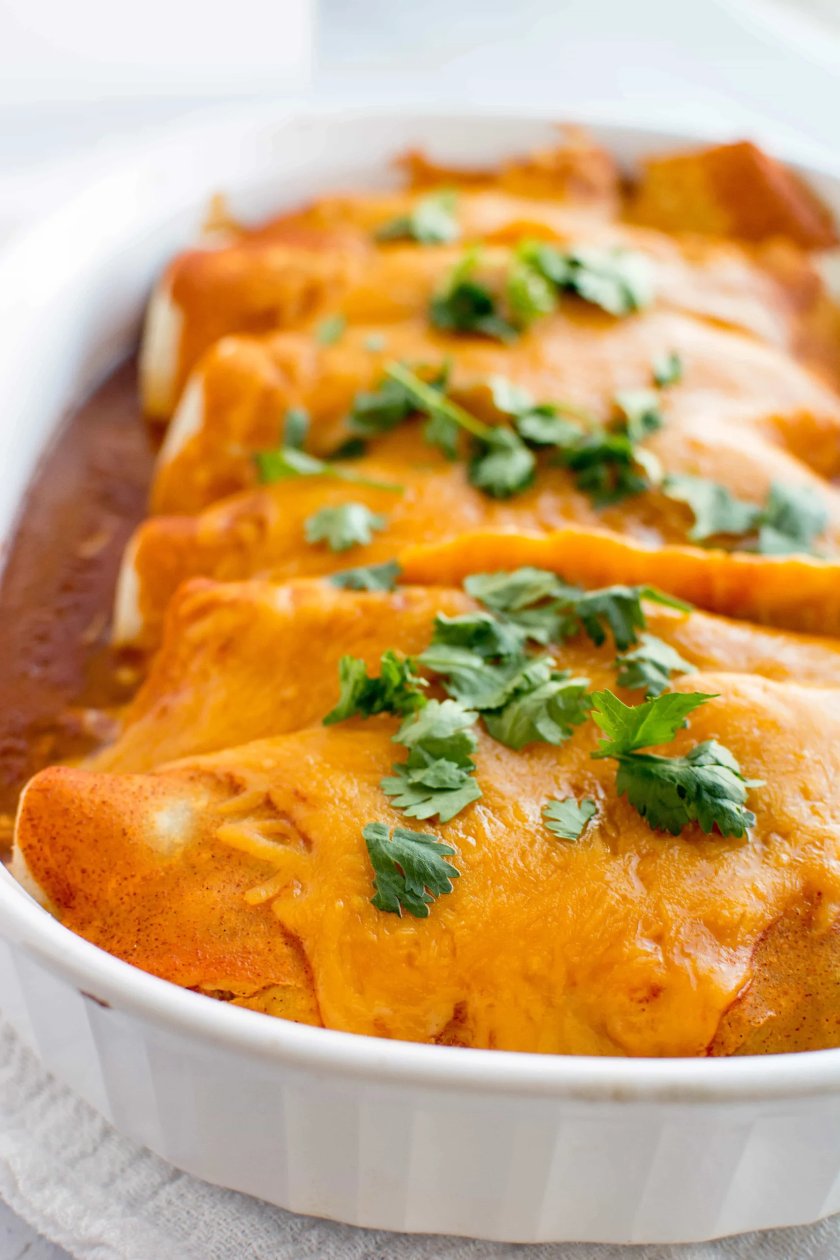 Slow Cooker Black Bean Enchiladas