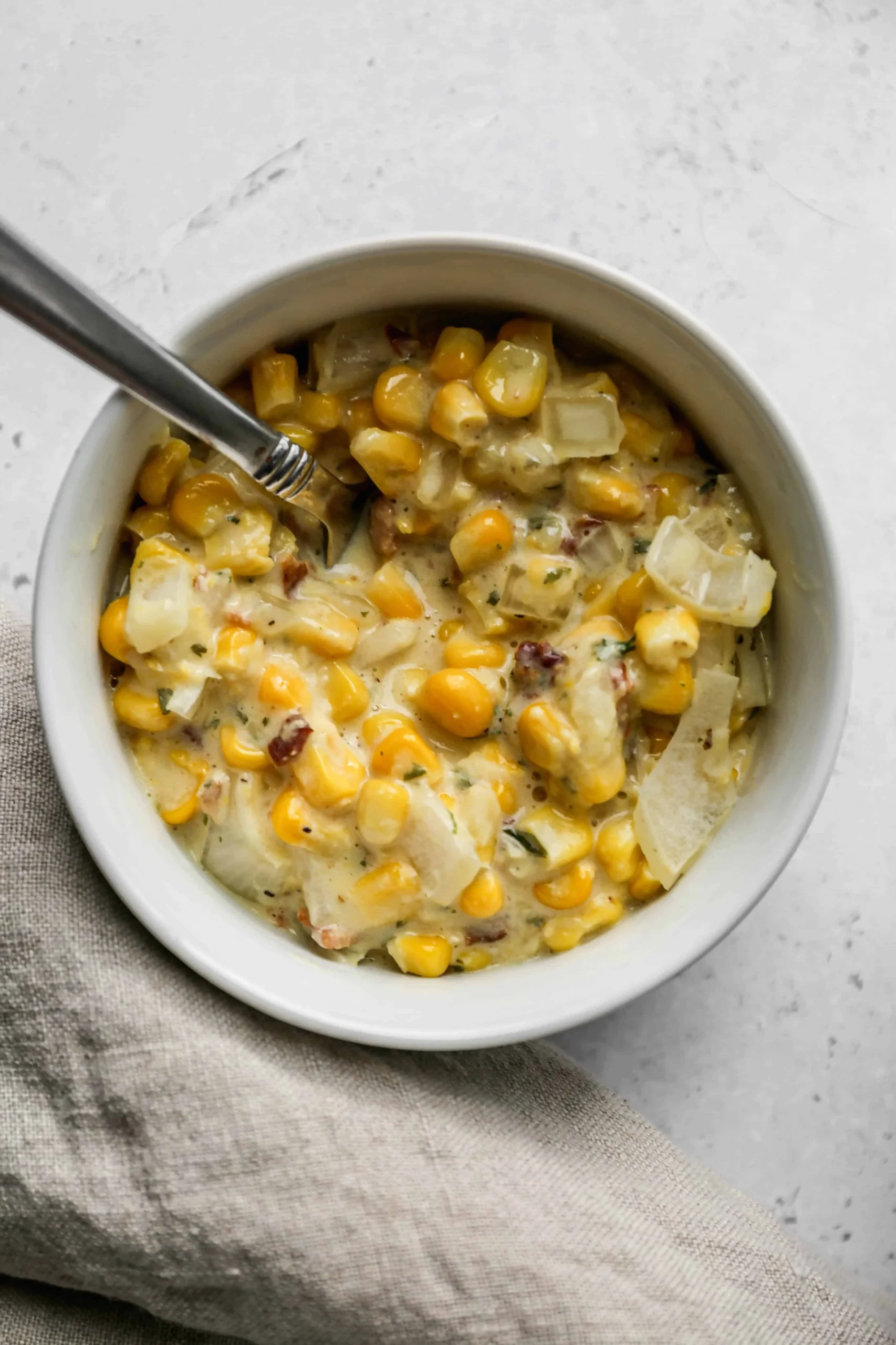 Slow Cooker Cheesy Creamy Corn