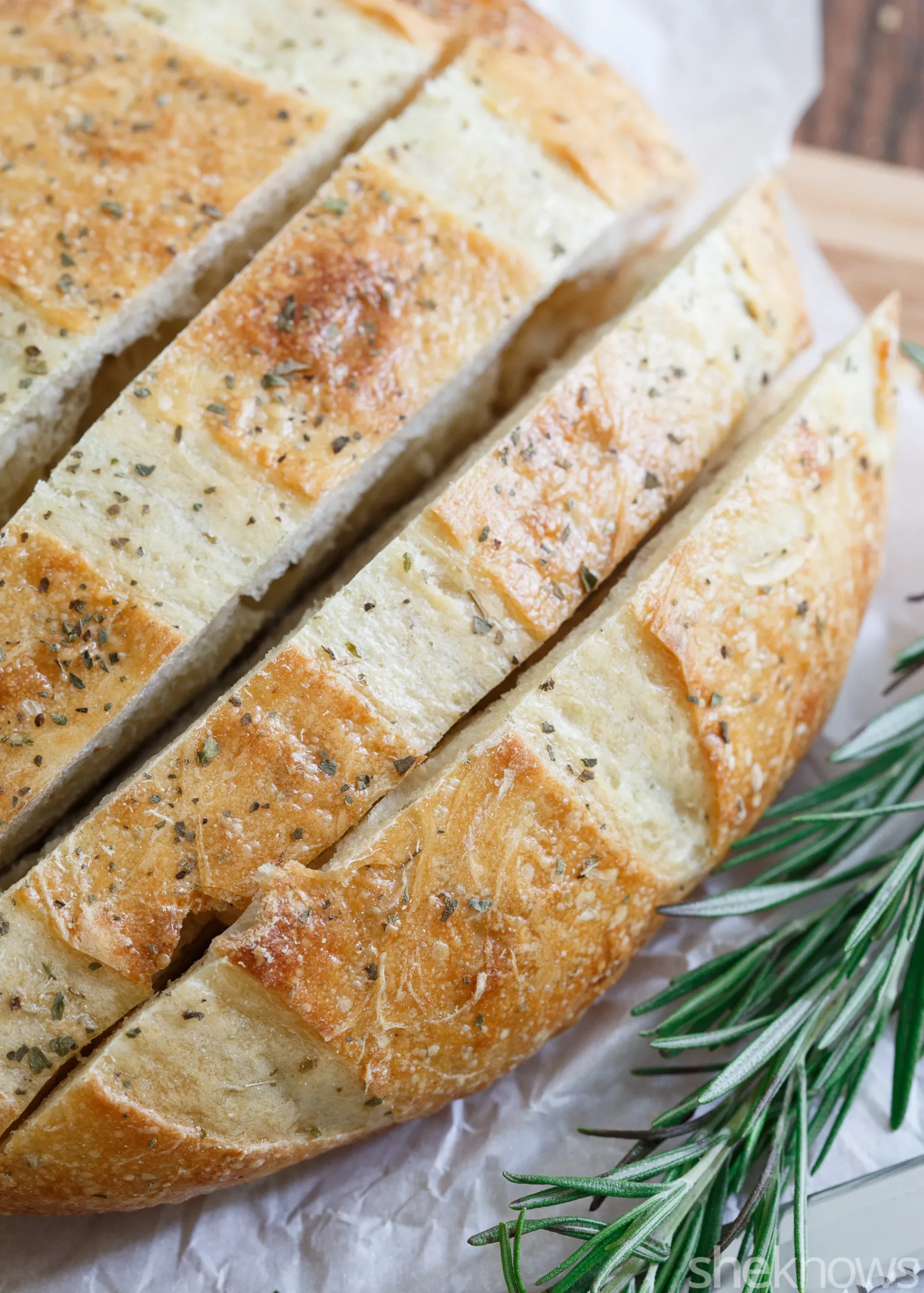 Slow Cooker Focaccia Bread