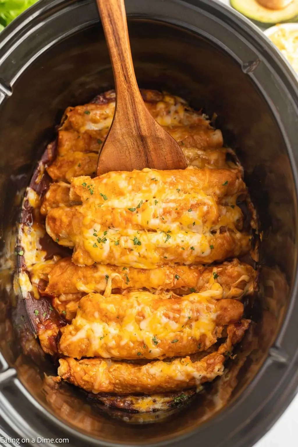 Slow Cooker Lazy Enchiladas with TikTok