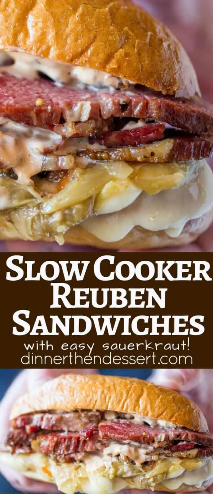 Slow Cooker Reuben Sandwiches