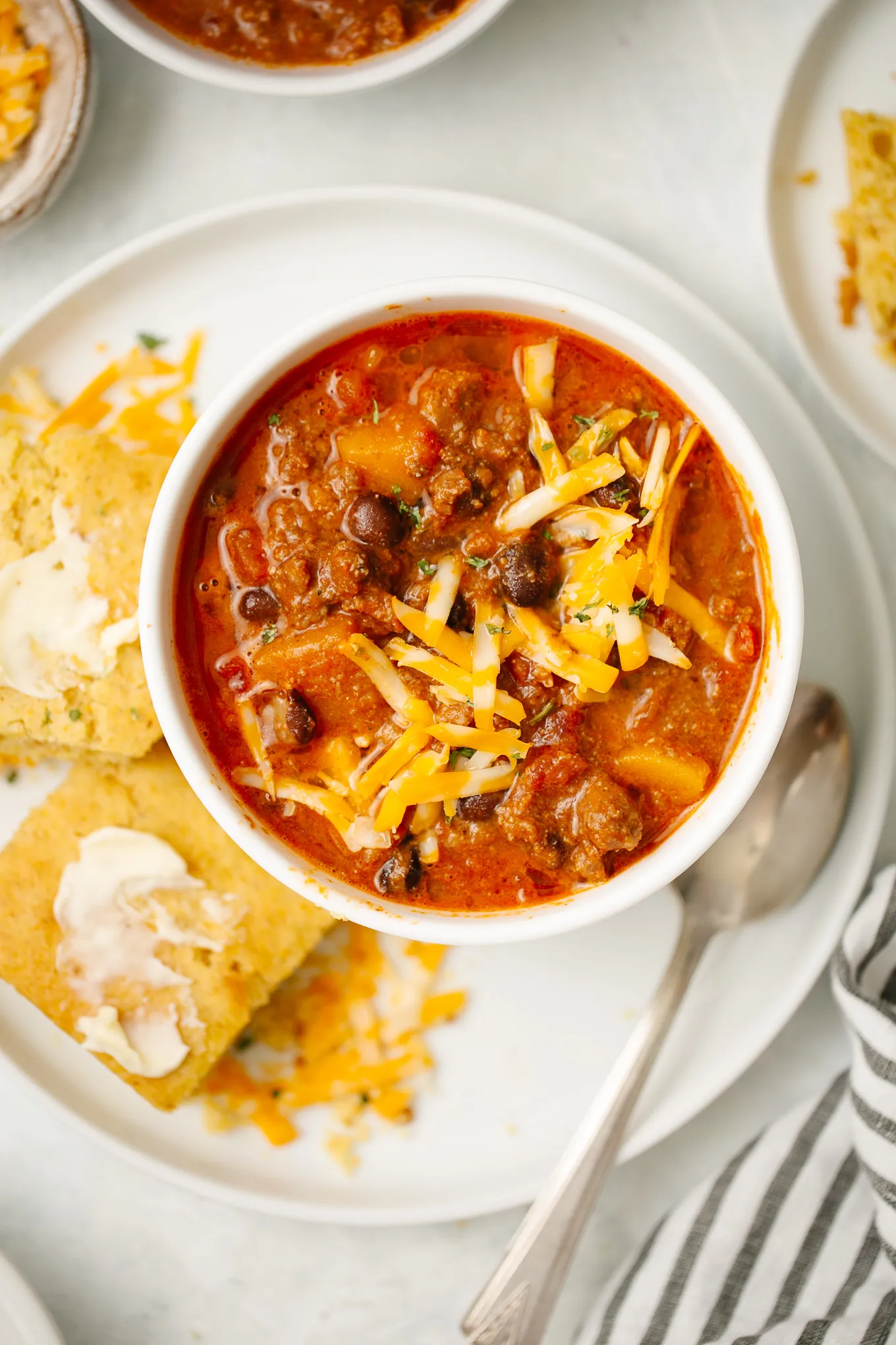 Slow Cooker Sweet Potato Apple Cider Chili