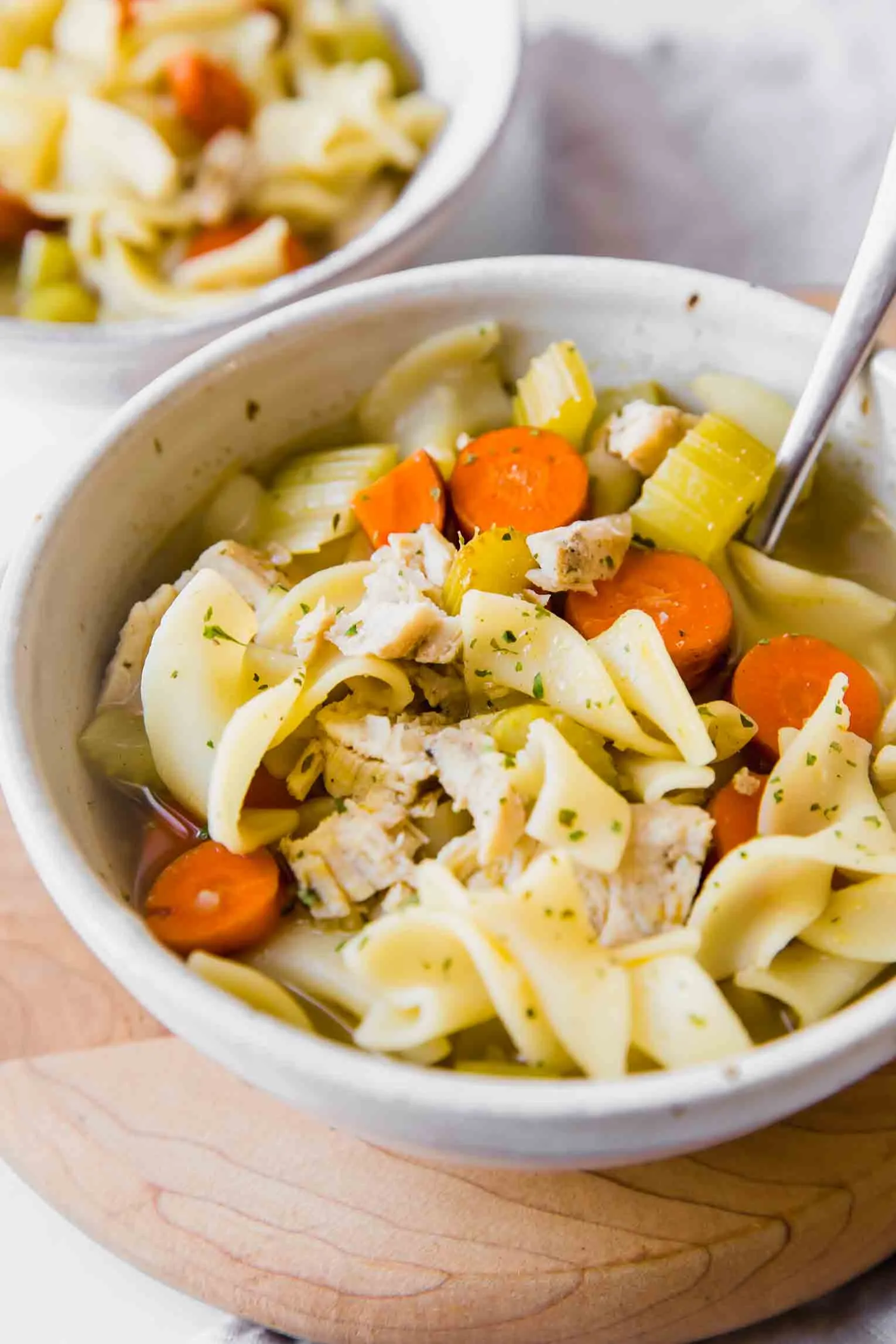 Slow Cooker Turkey Noodle Soup