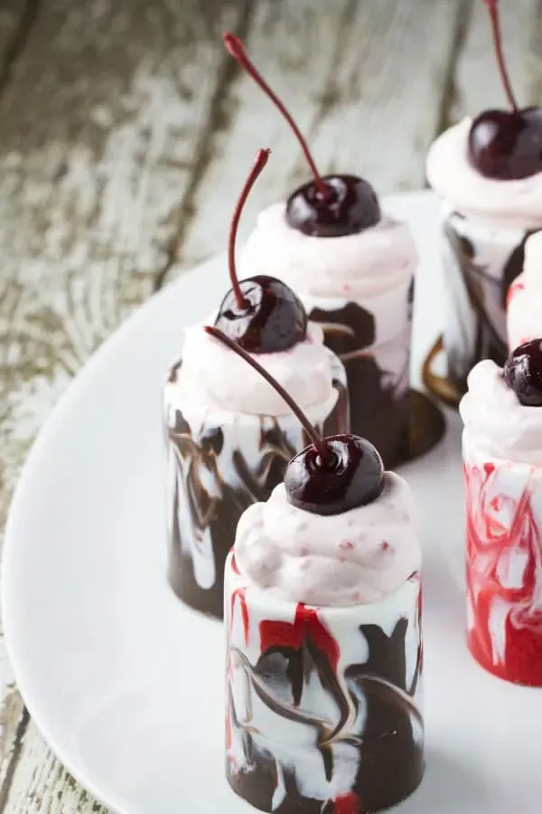 S'more Mousse Filled Chocolate Cups