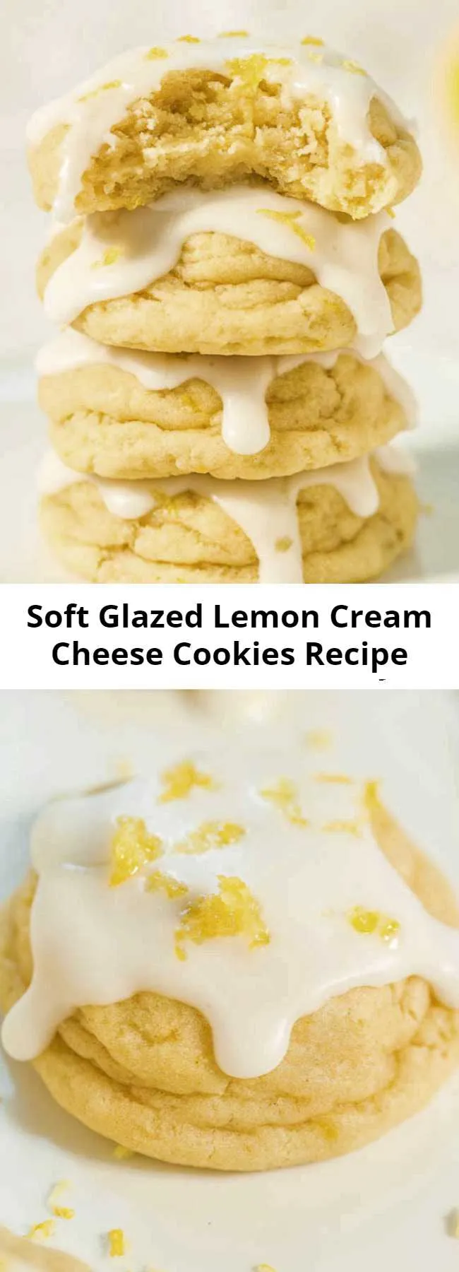 Soft Lemon Cream Cheese Cookies