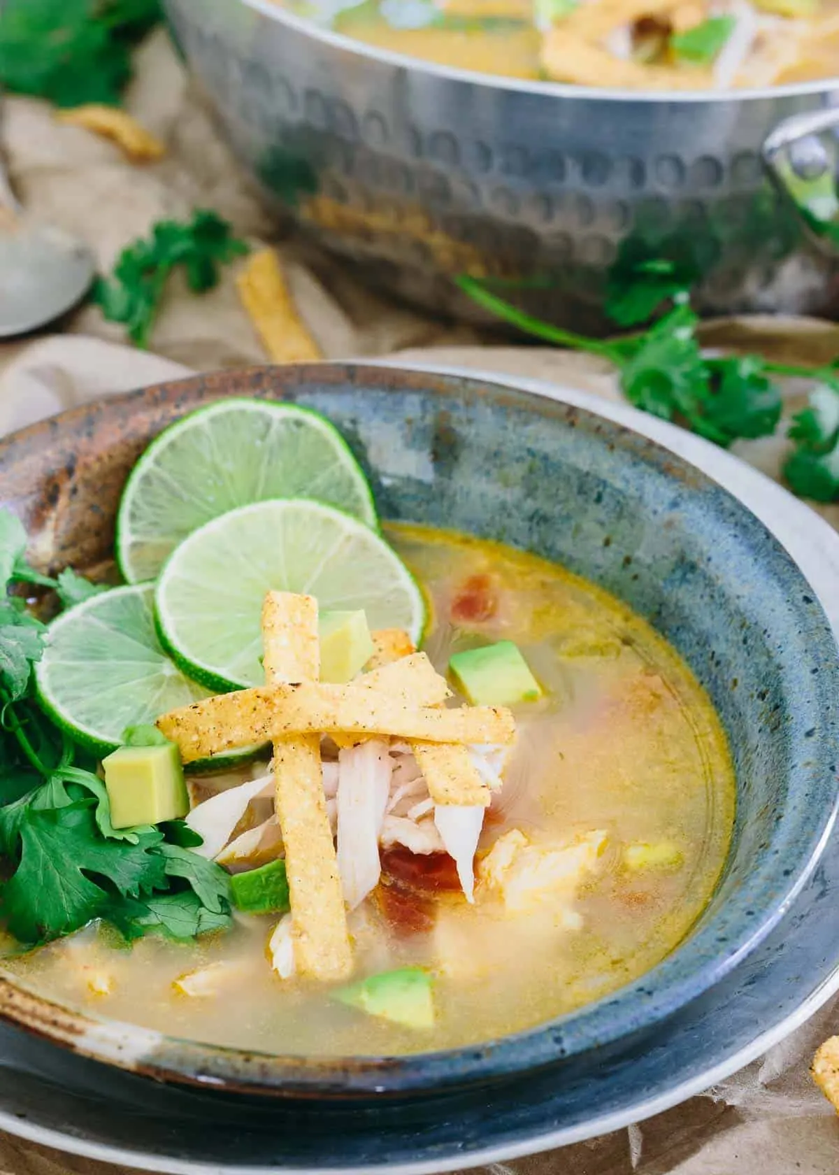 Sopa de Lima (Mexican Chicken Lime Soup)