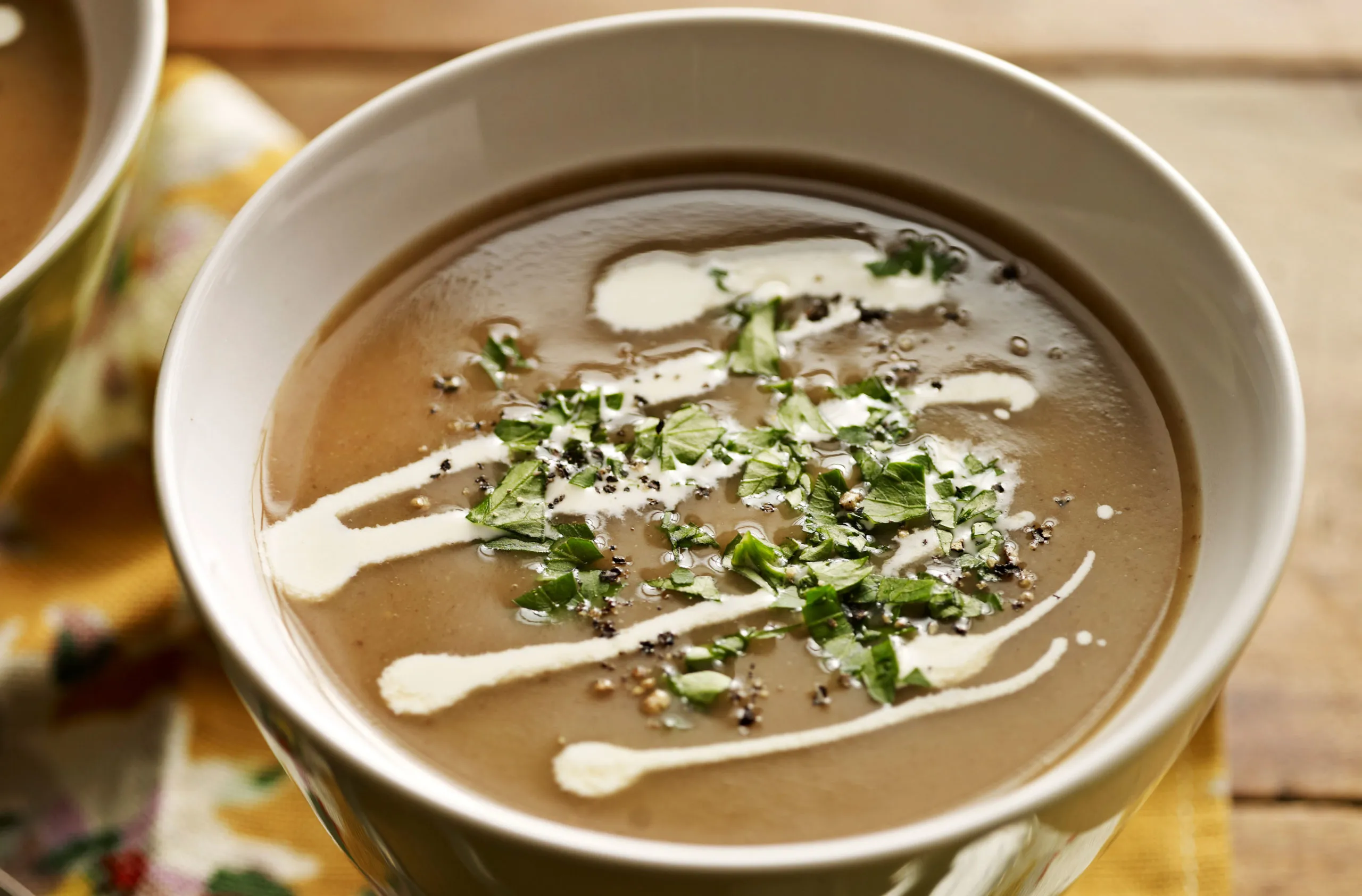 Soupe à la châtaigne et à la sauge