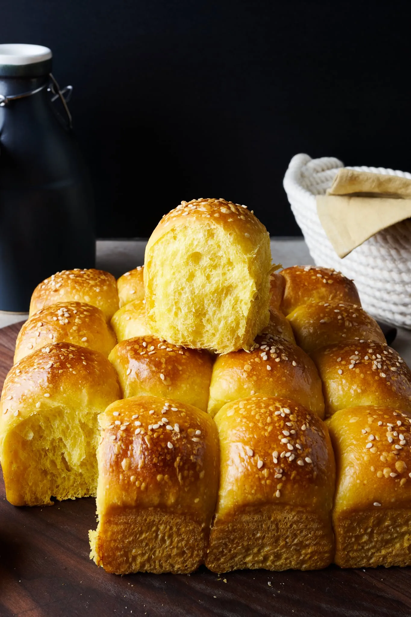 Sourdough Pumpkin Dinner Rolls
