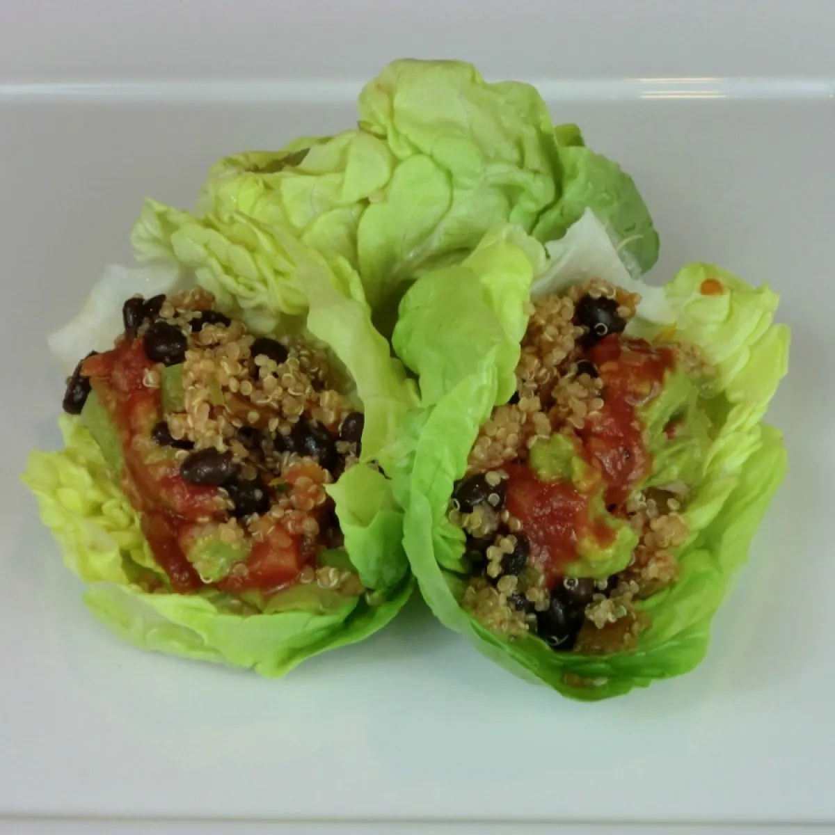 Southwest Sausage and Quinoa Lettuce Wraps