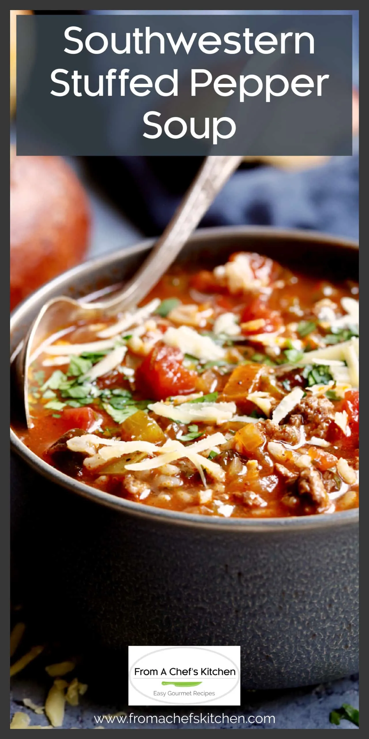 Southwestern Stuffed Pepper Soup
