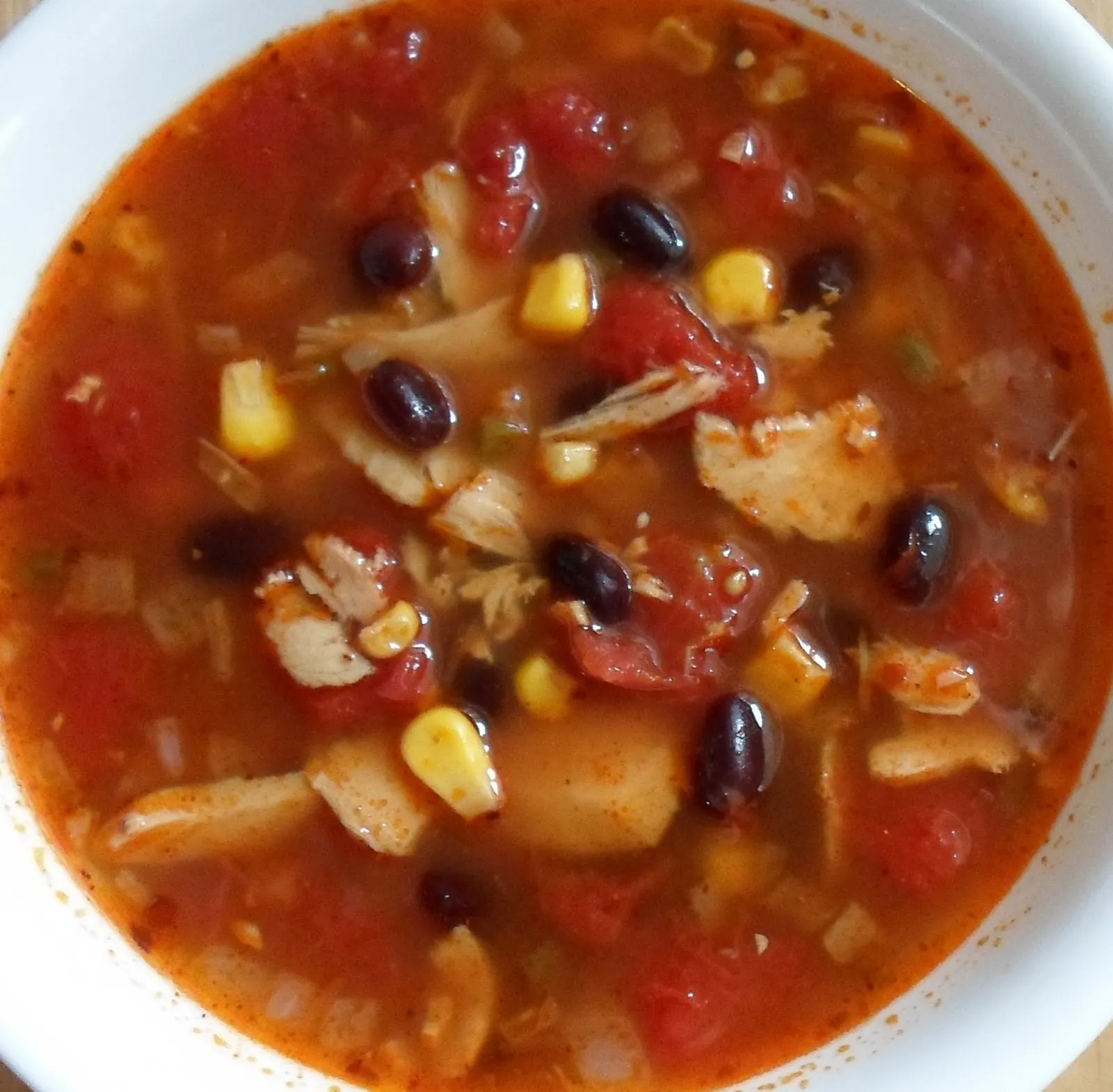Southwestern Turkey and Black Bean Soup