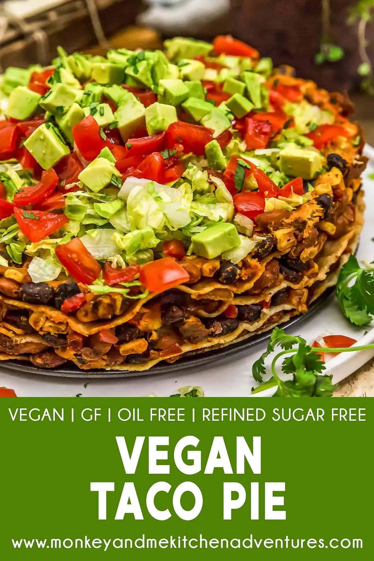 Southwestern Vegan Taco Pie