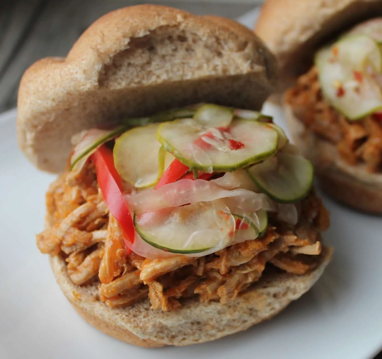 Speedy Pulled Pork Sandwiches