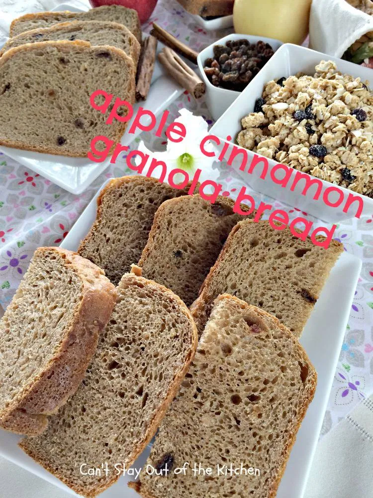 Spiced Apple Granola Bread