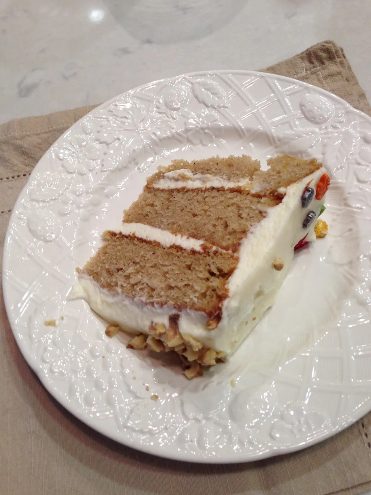 Spiced Layer Cake with Orange Cream Cheese Frosting