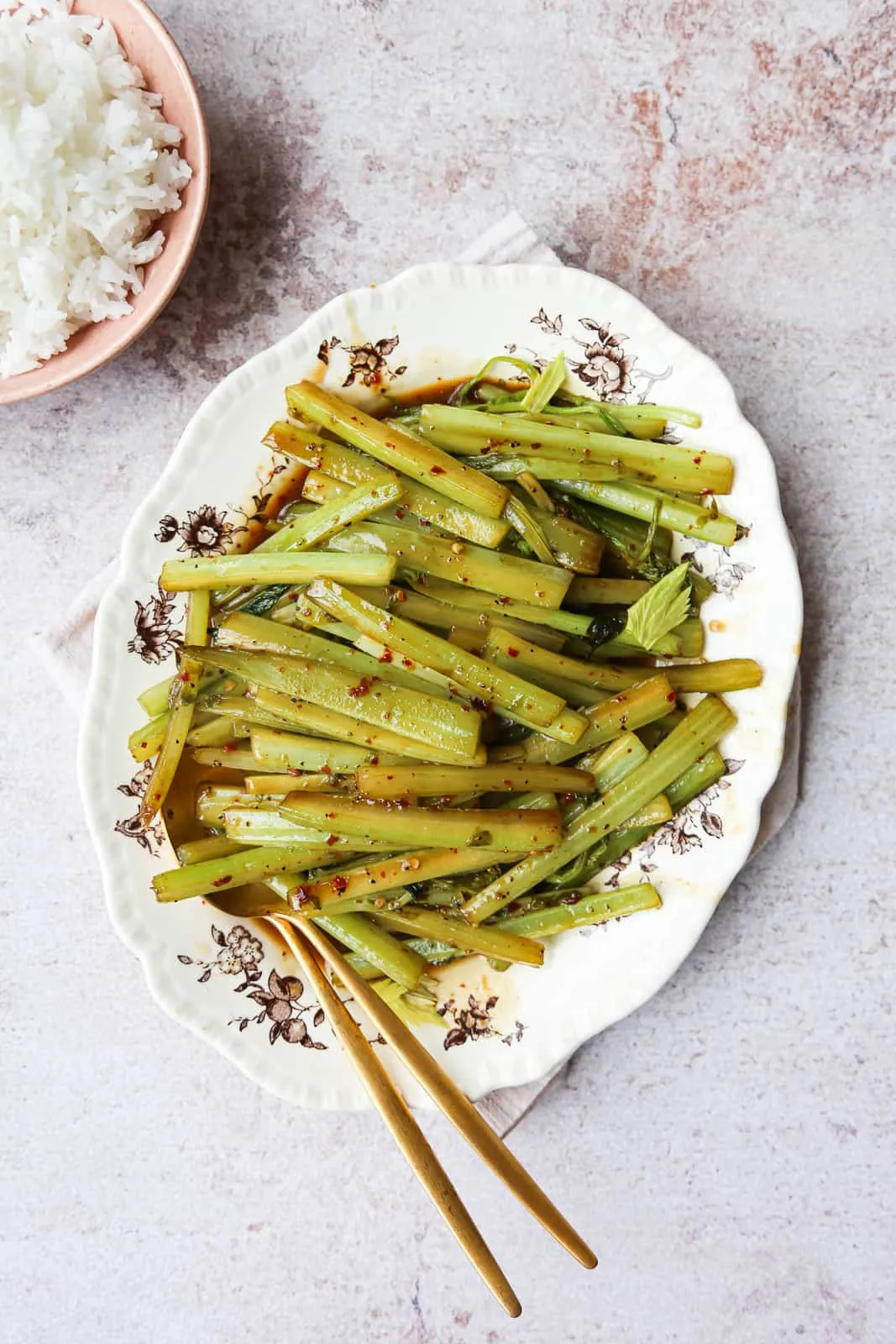 Spicy Celery Stir Fry