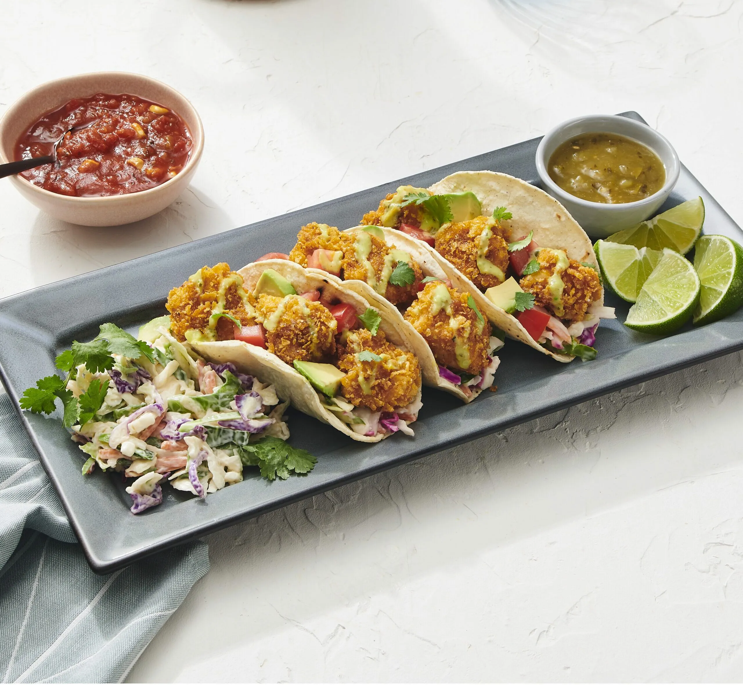 Spicy Fried Tofu for Taco Salad