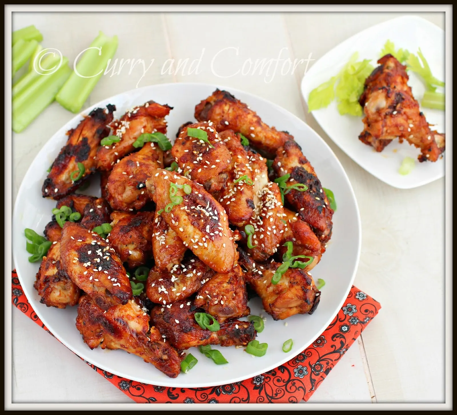 Spicy Glazed Oriental Wings