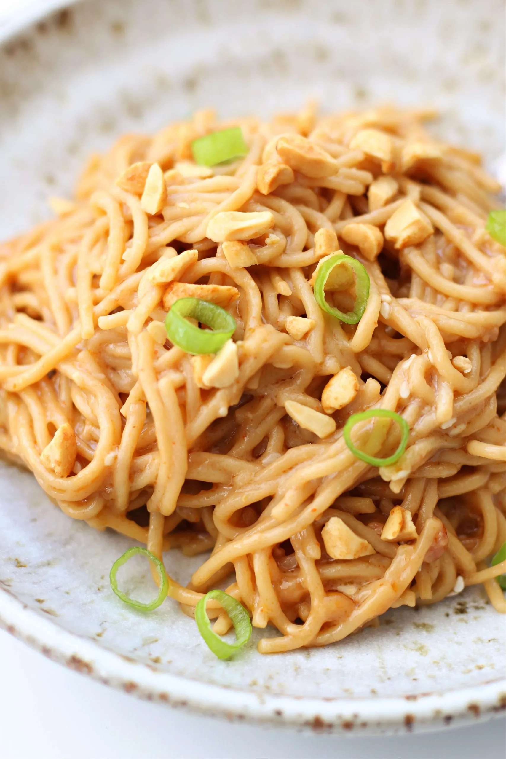 Spicy Instant Pot Peanut Noodles