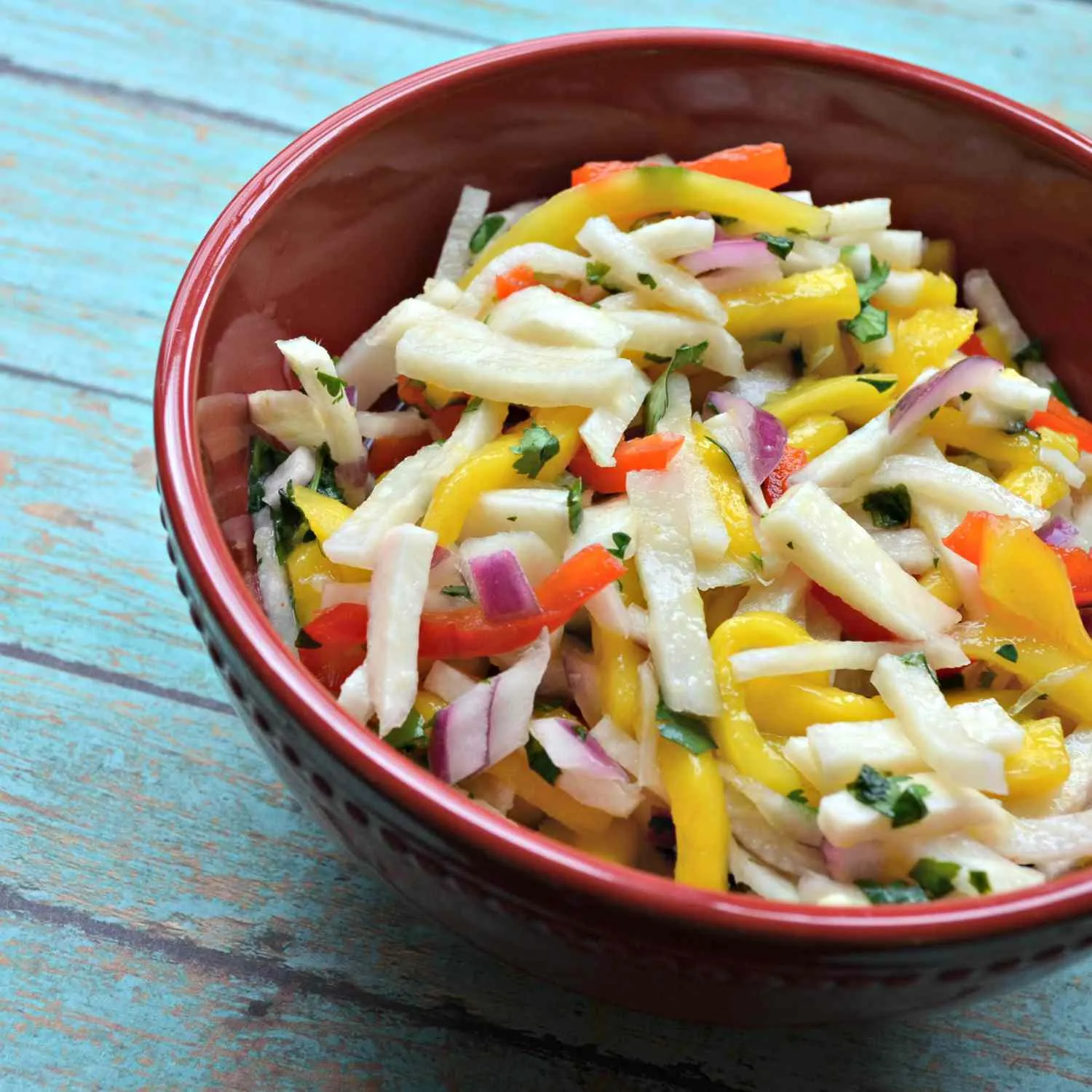 Spicy Jicama Salad with Tangerines and Cilantro
