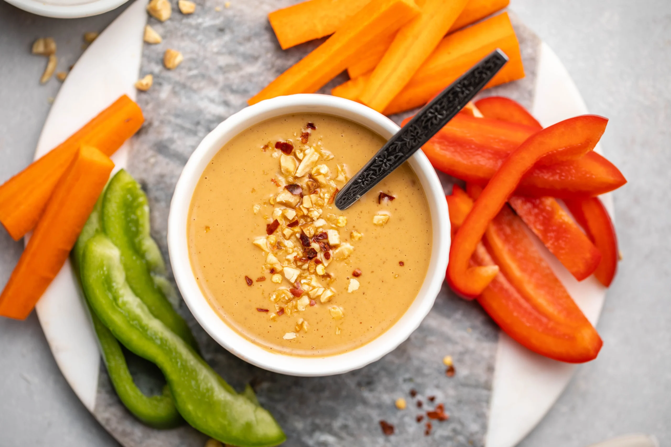Spicy Peanut Sauce for Vegetables