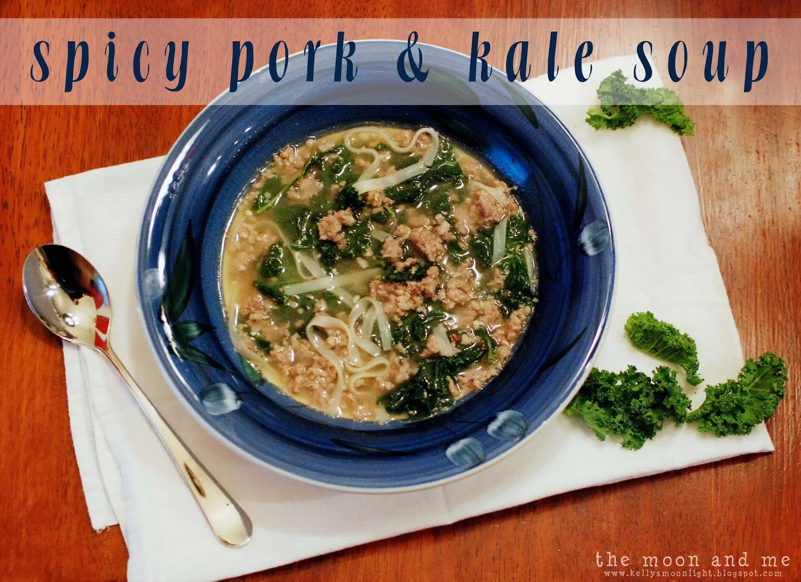Spicy Pork Soup with Kale