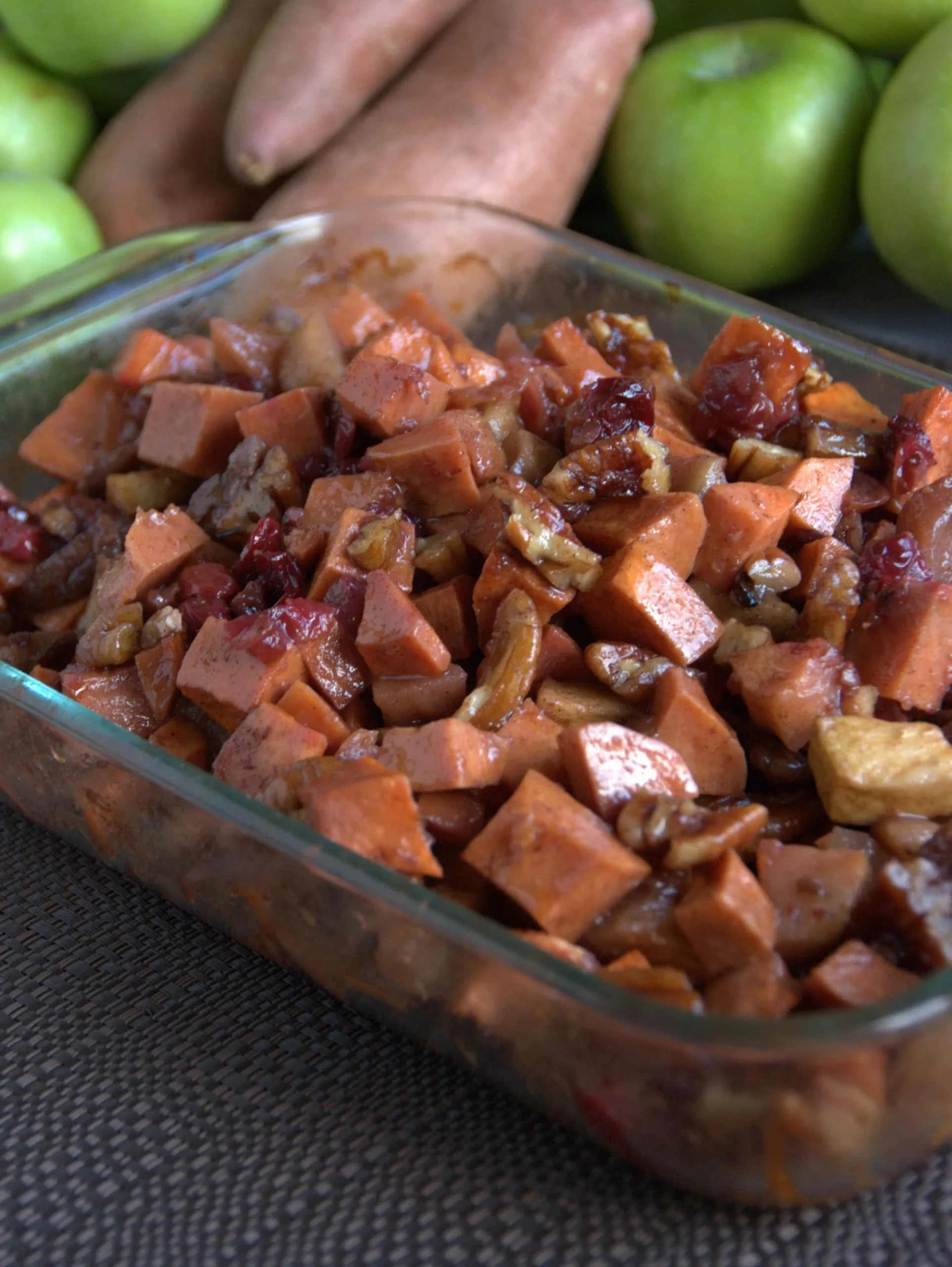 Spicy Sweet Potatoes and Apples